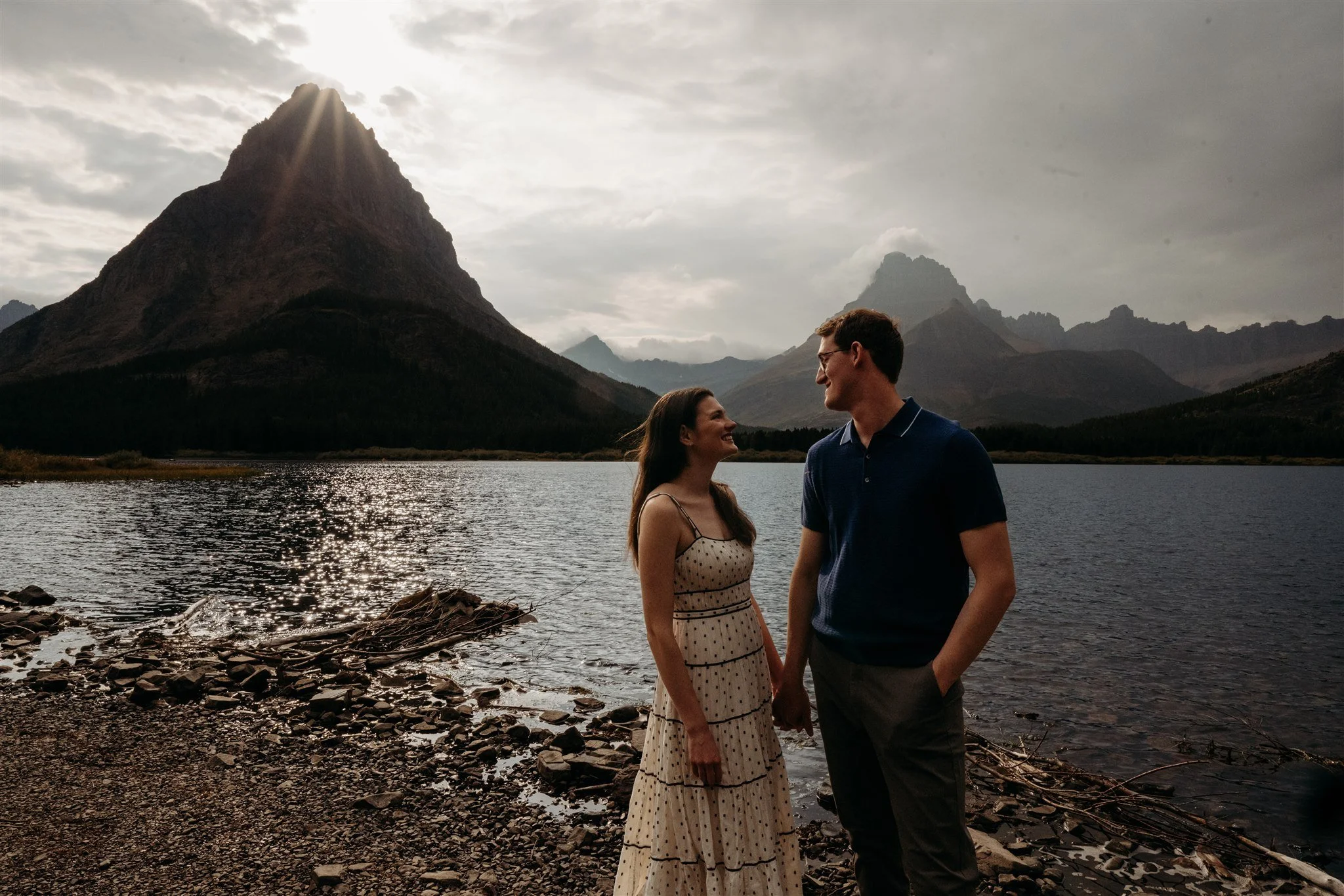 Glacier National Park, Montana surprise proposal photographer Alex Gale Photography