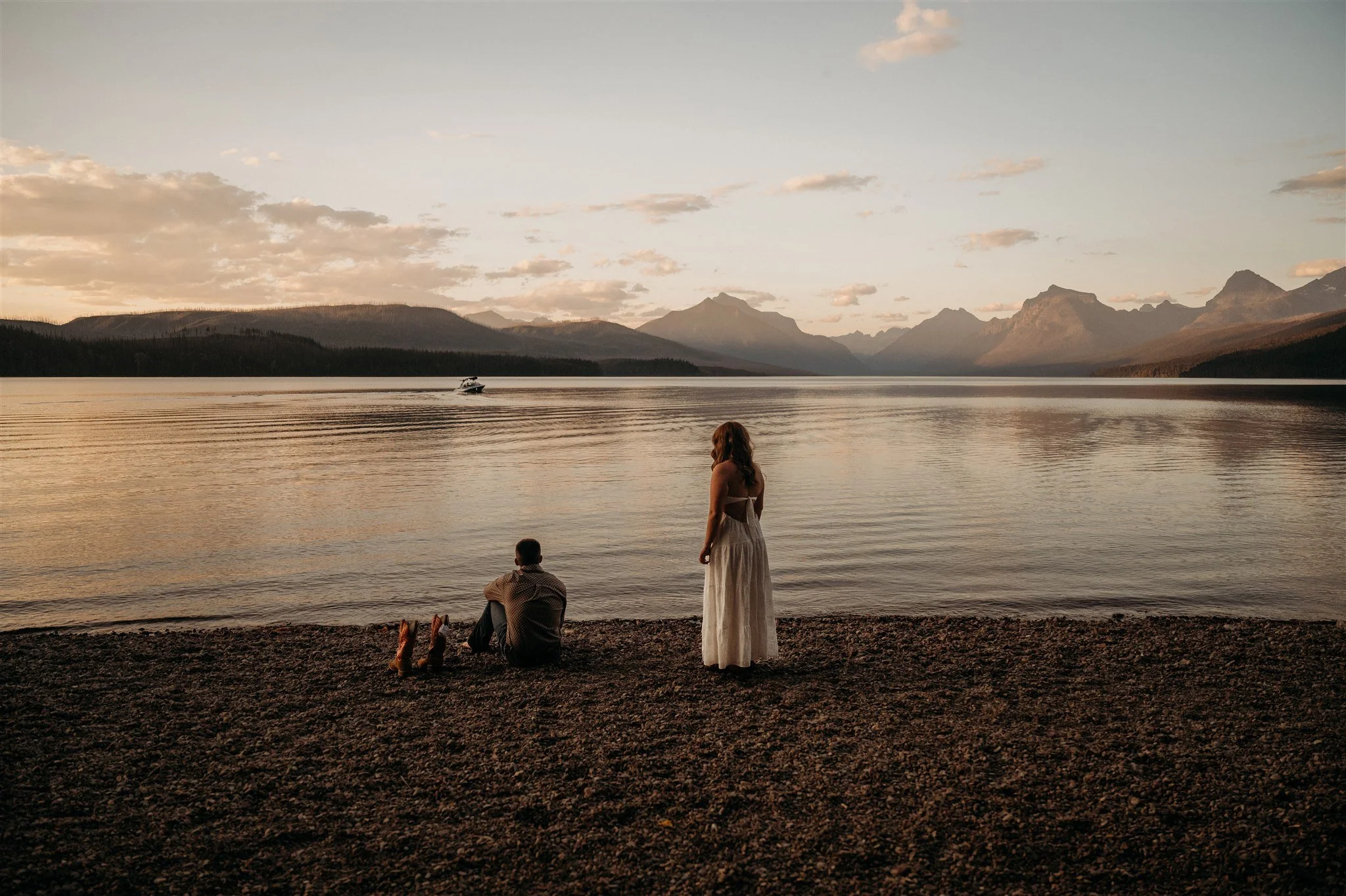 Glacier National Park Elopement Ceremony by Alex Gale Photography