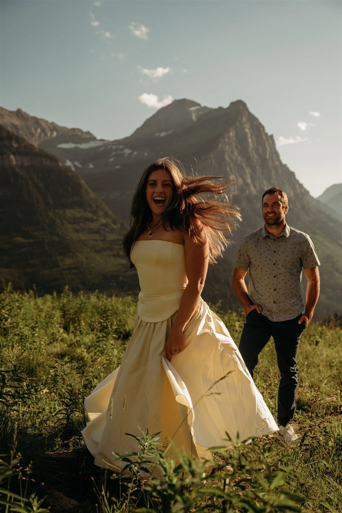 Glacier National Park, Montana couples and engagement photographer Alex Gale Photography