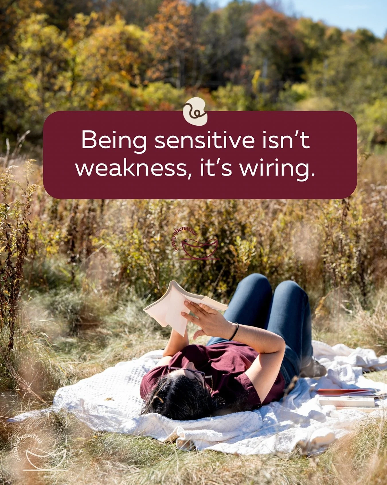 Being sensitive isn&rsquo;t weakness &mdash; it&rsquo;s just your wiring. 💡

If you feel things deeply, get overwhelmed easily, or need more downtime than others&hellip; you&rsquo;re not broken. You&rsquo;re just built differently &mdash; and that&r