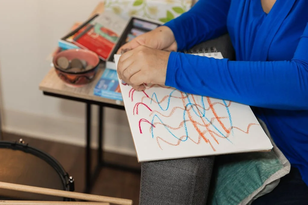 Creative exMusic and imagery as part of creative arts therapy for anxiety