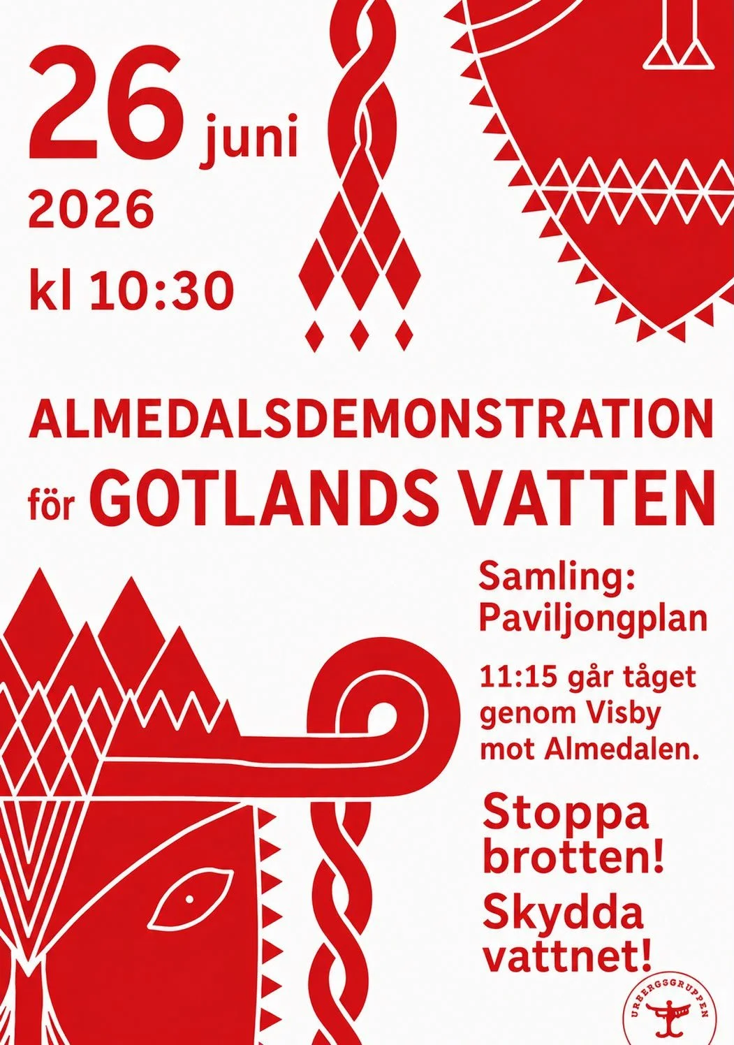 Stoppa brotten! Skydda Gotlands vatten!