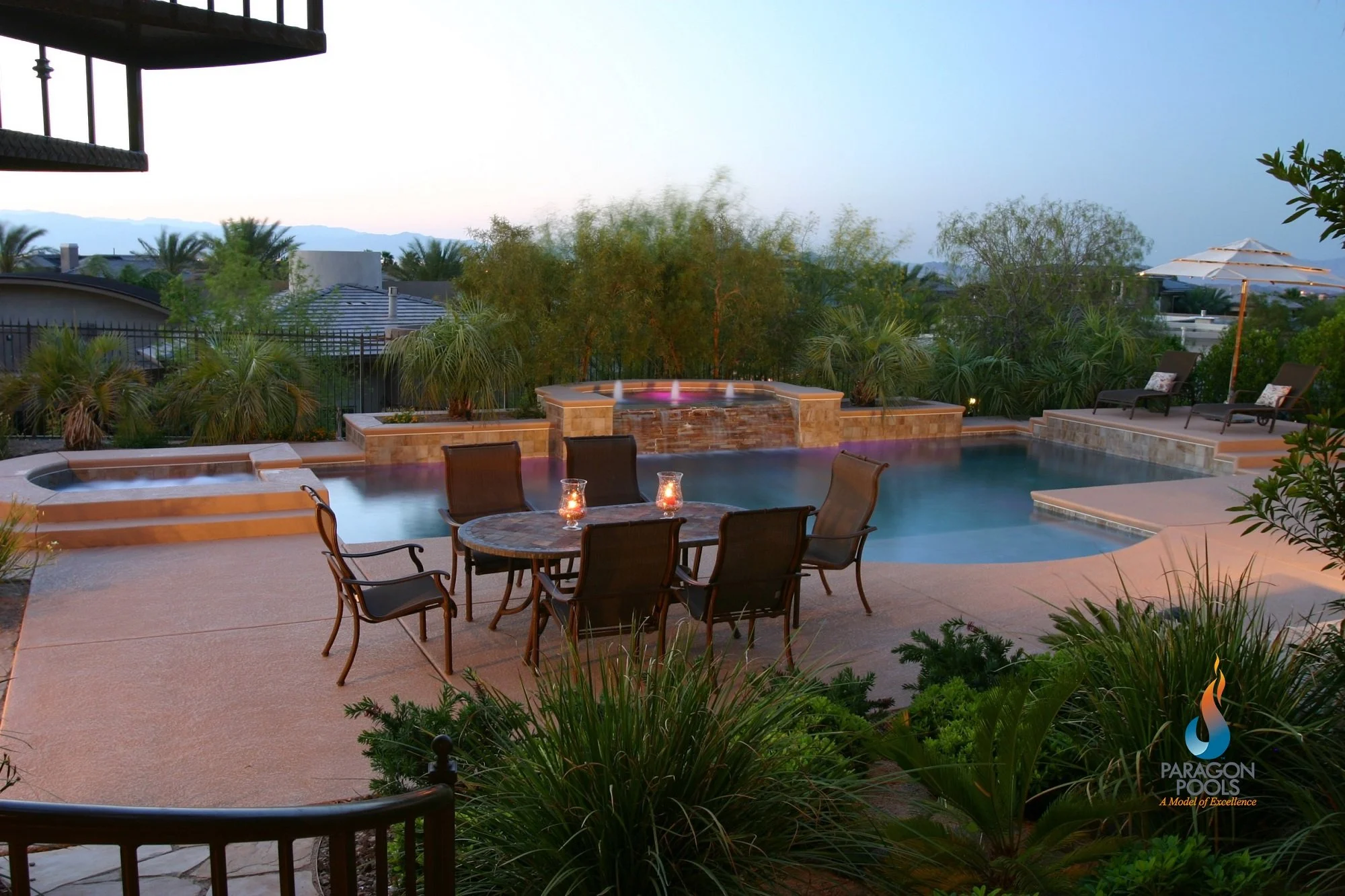Paragon Pools, award-winning custom in-ground pools and spas, new ...