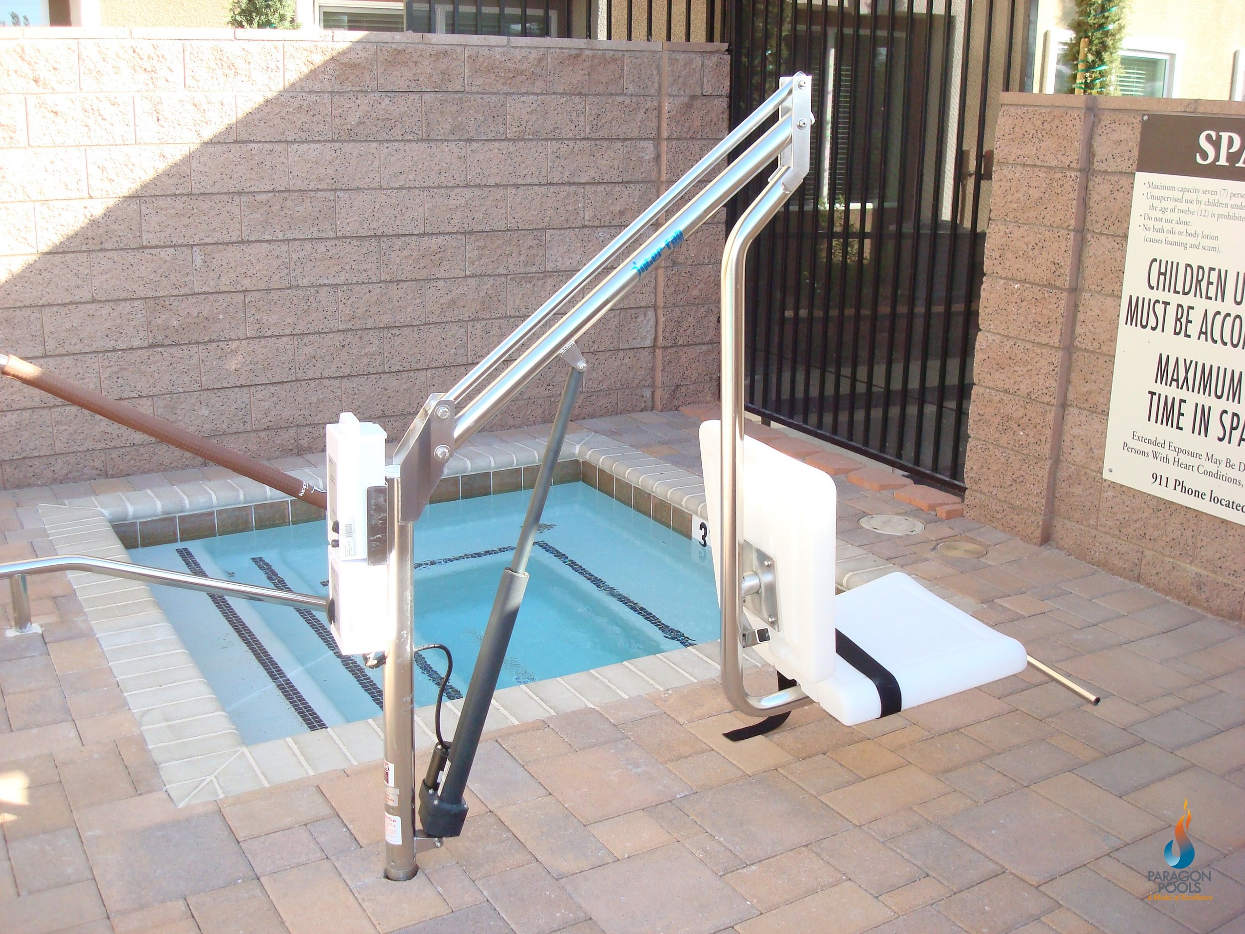 Commercial Spa built by Paragon Pools