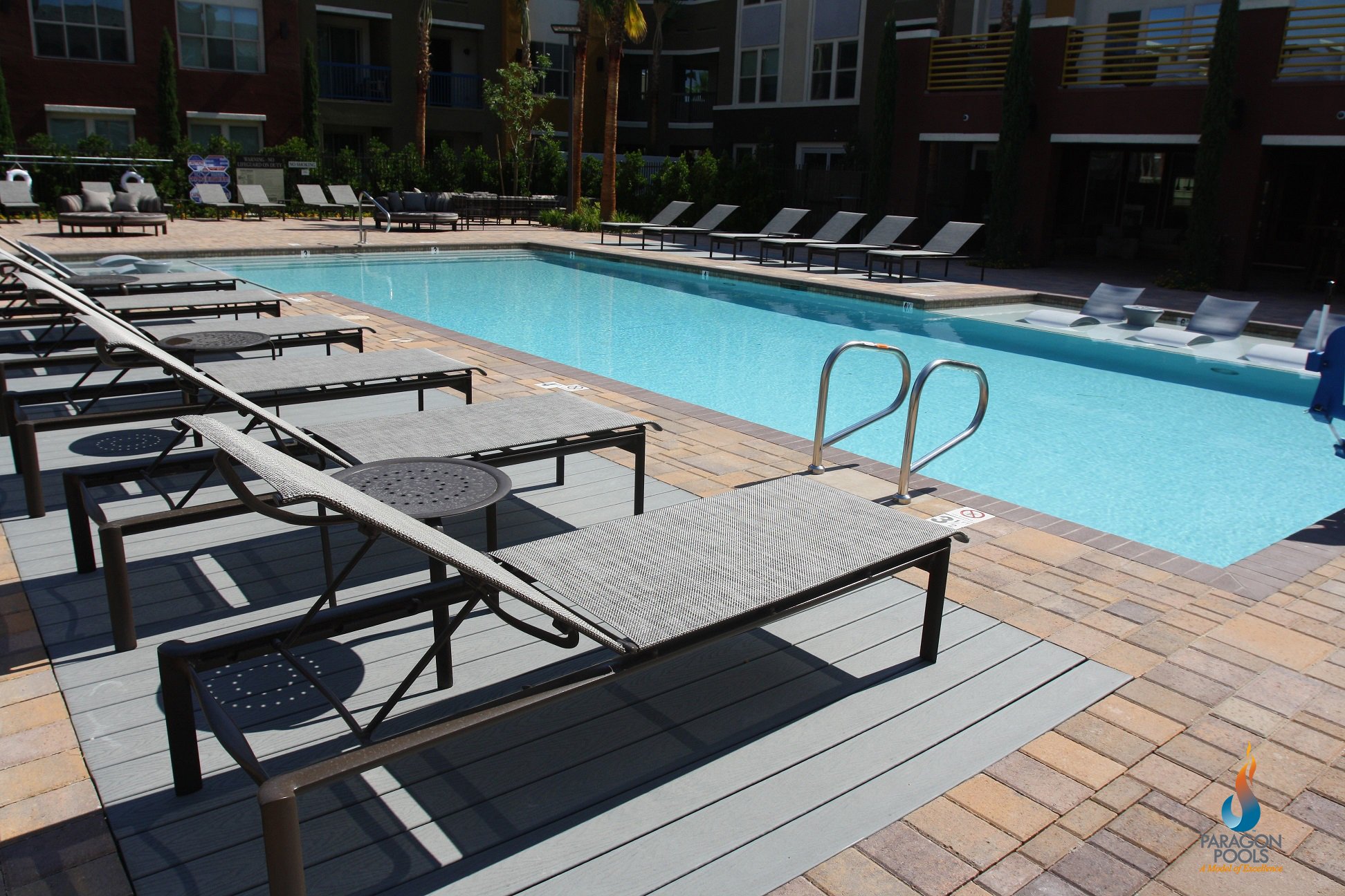 Commercial Pool Project built by Paragon Pools