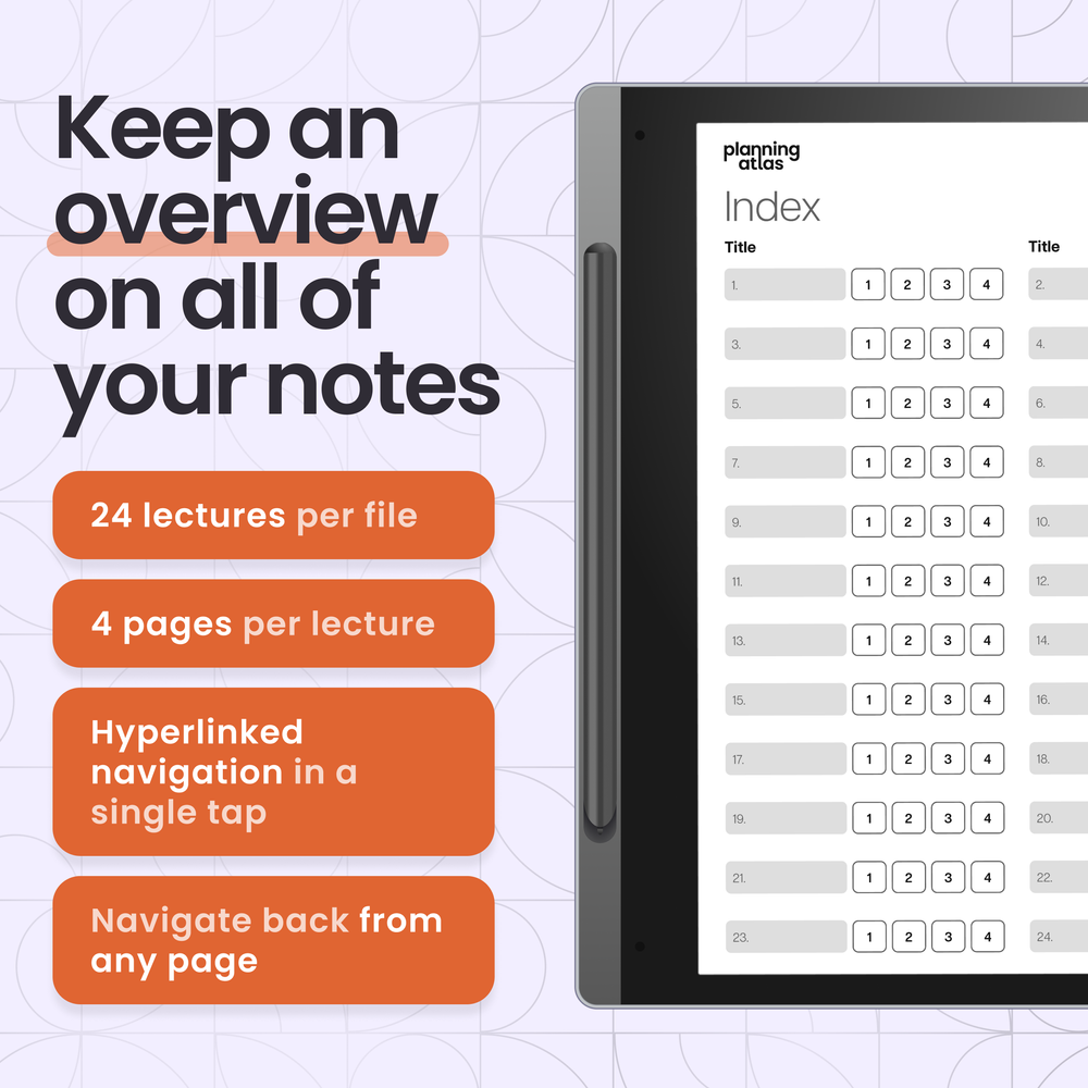 Lenovo Smart Paper Cornell Notes Notebook