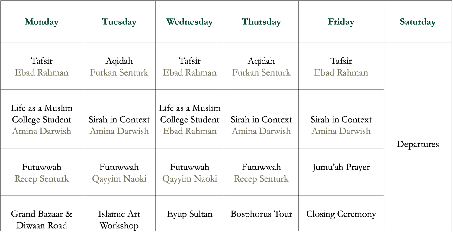 Futuwwah program usul academy