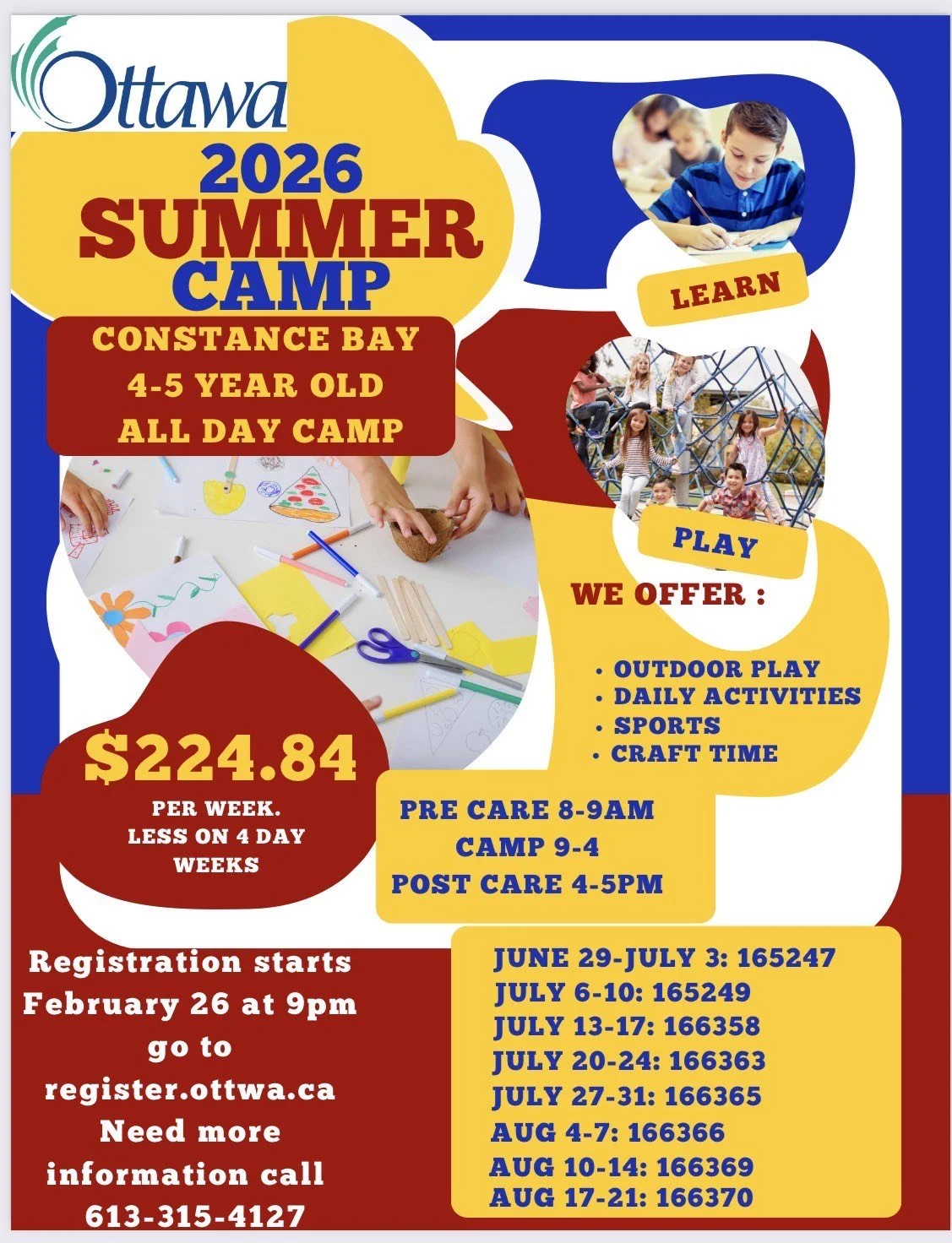 2026 ottawa summer camp