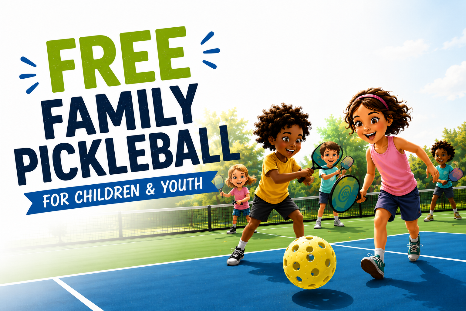 Free Kids & Youth Pickleball - Wednesdays!