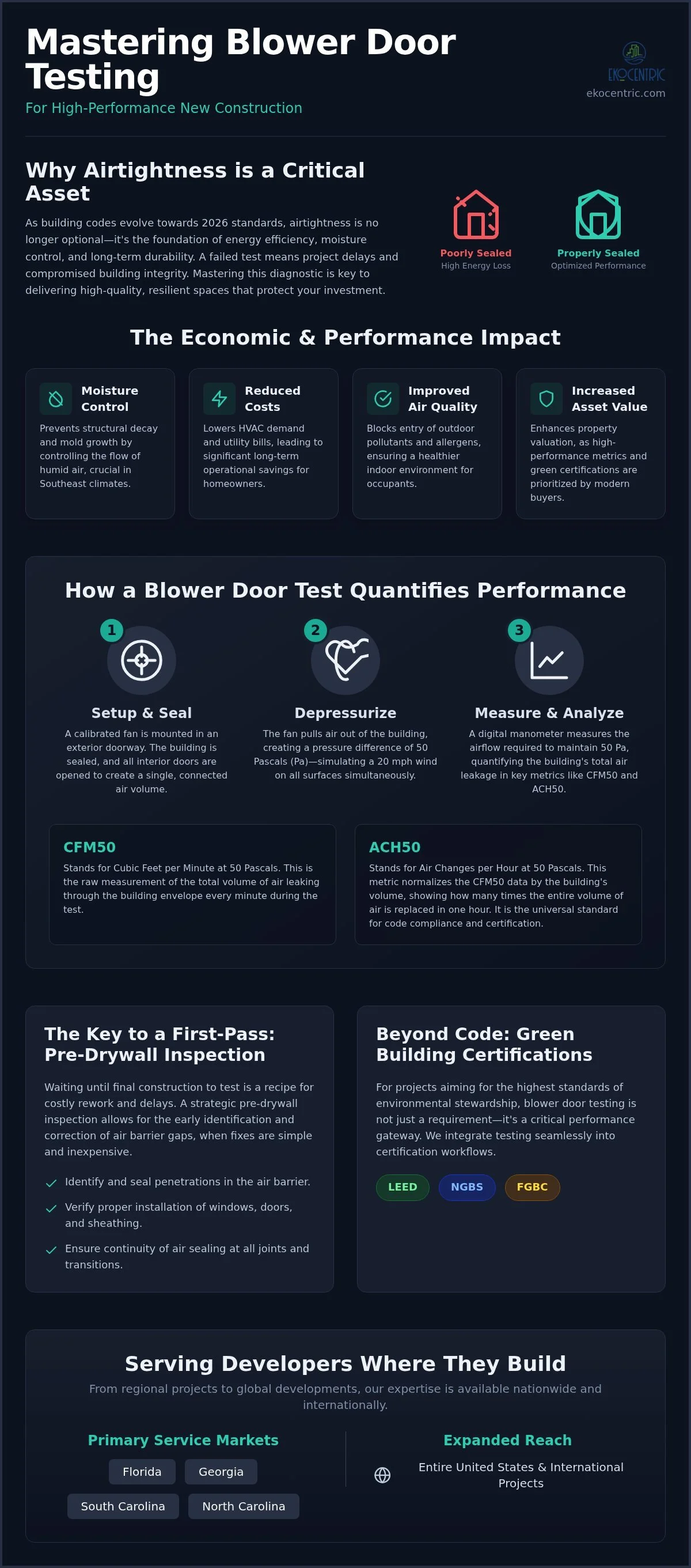 Blower Door Testing: Energy Efficiency &amp; Certification