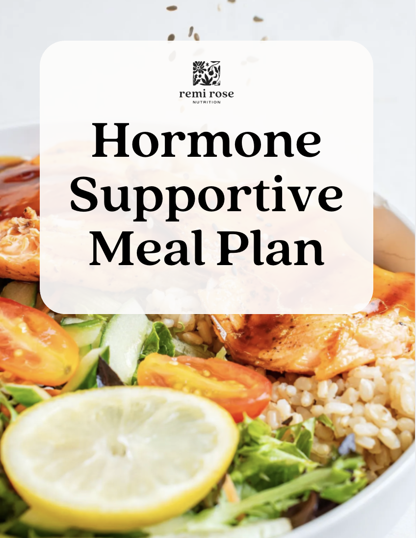 Hormone Supportive Meal Plan