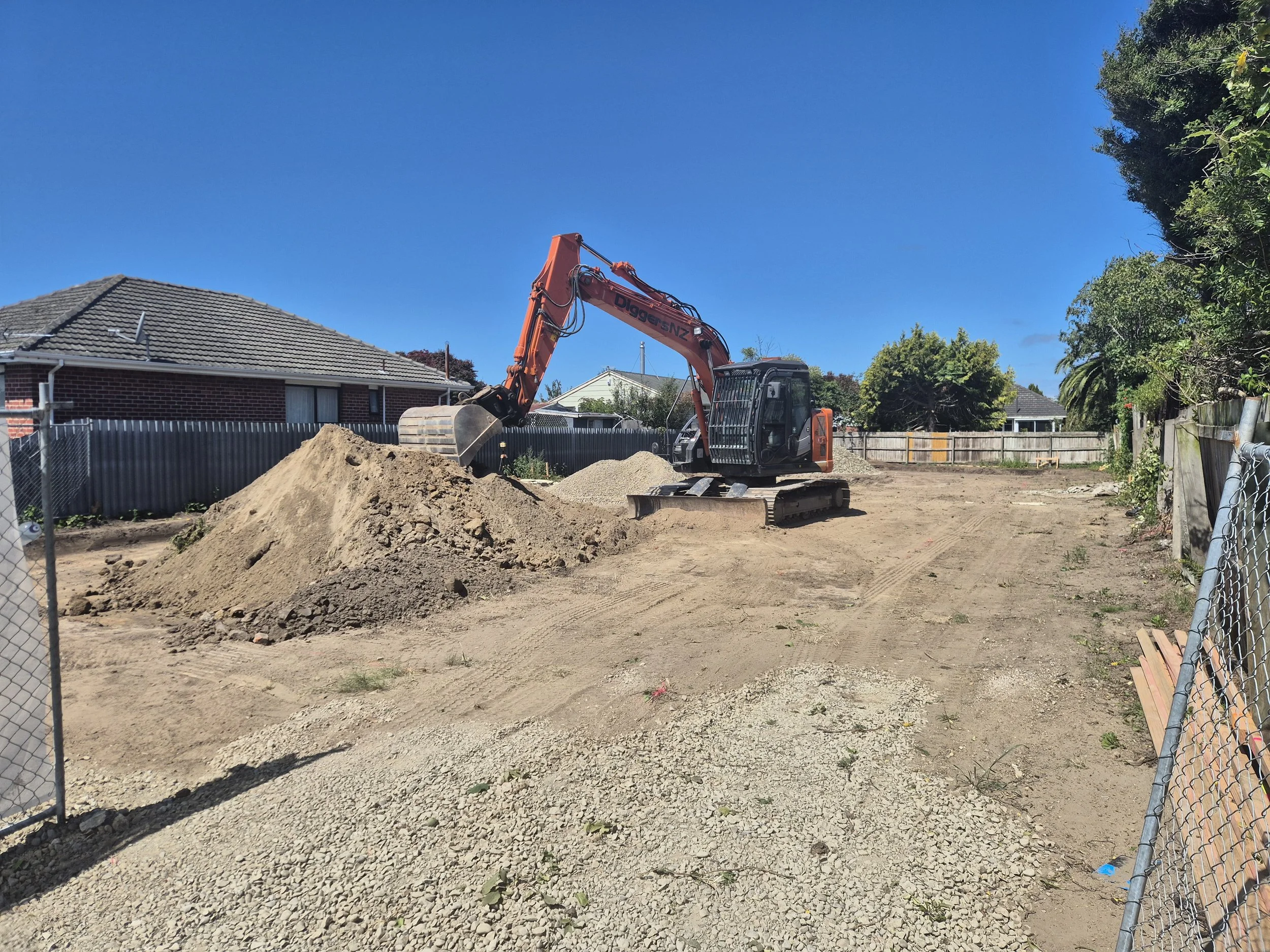 Site work begins at McGregors Road