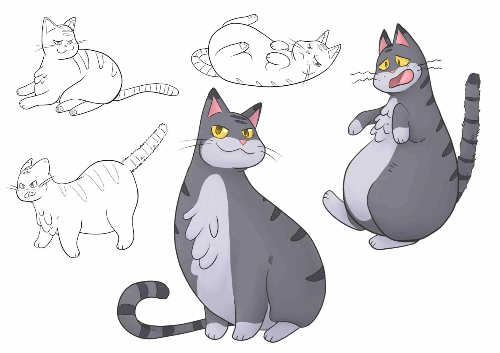 Cat Character Design