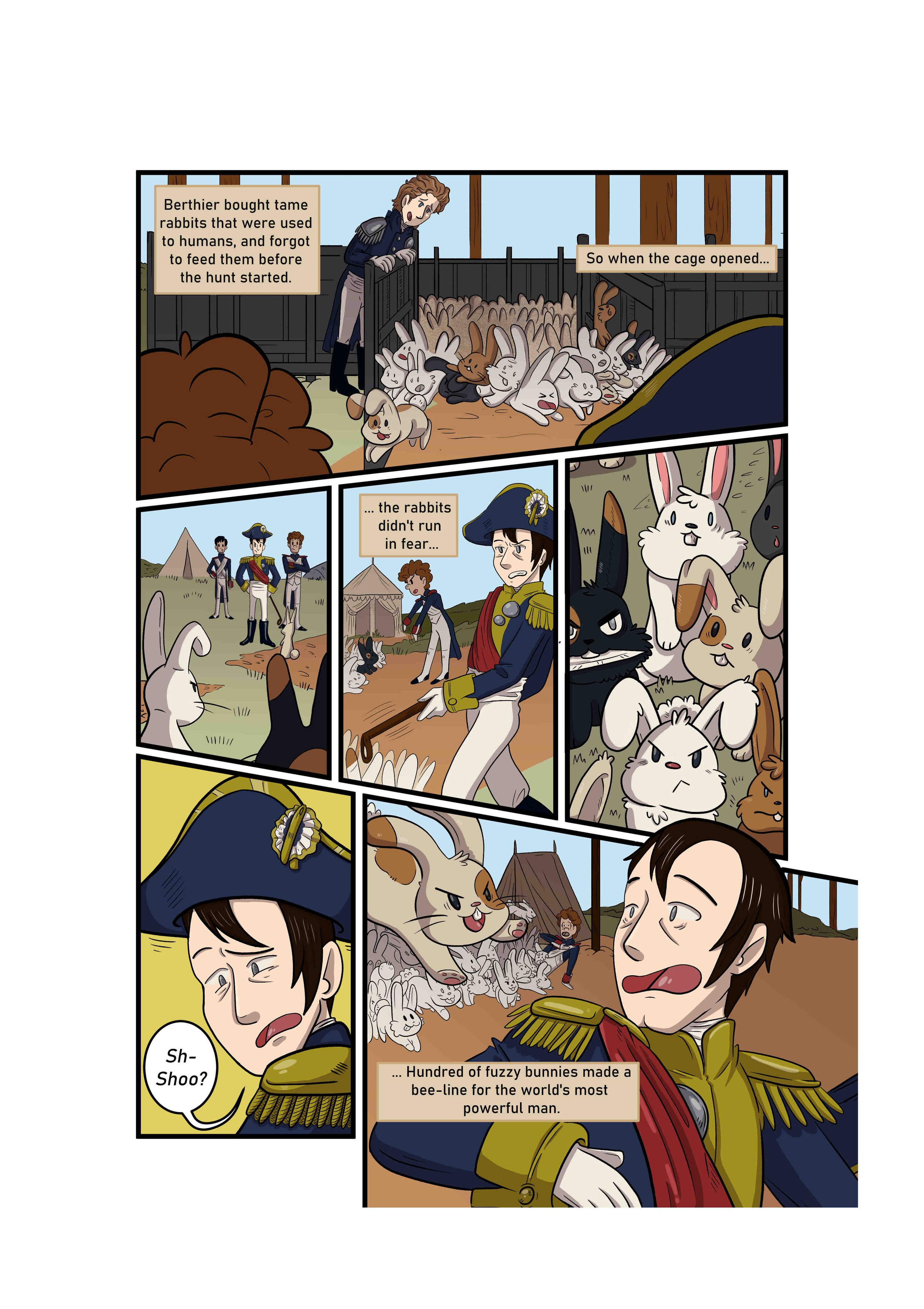 Napoleon Comic, Page 2, Something's amiss...