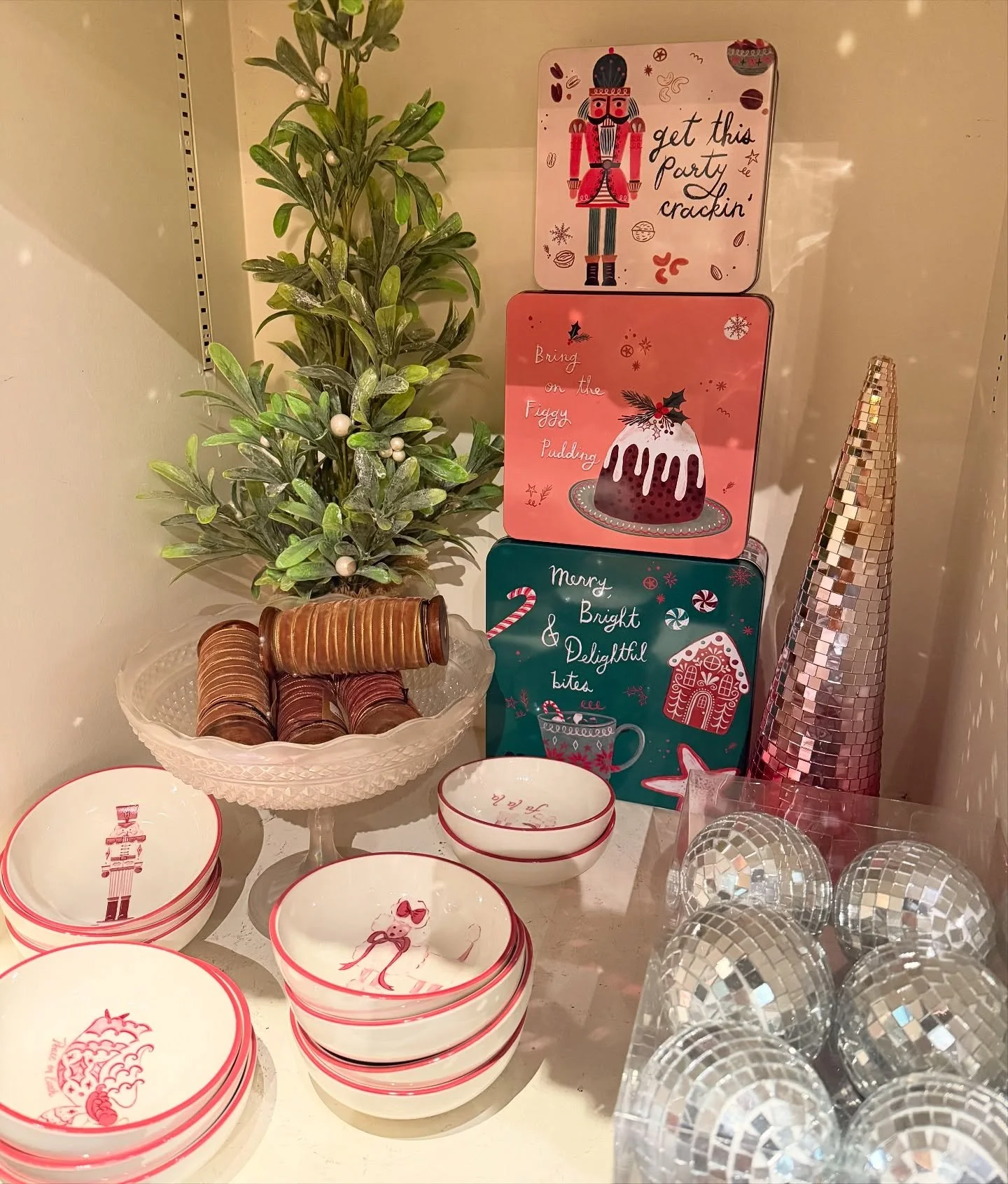 Had too much FUN when I was curating this year&rsquo;s holiday collection. Right when you walk in the door of the shop you are welcomed by the colourful chaos of our whimsy wall of wonder! Each section of the store this year tells its own story + bri