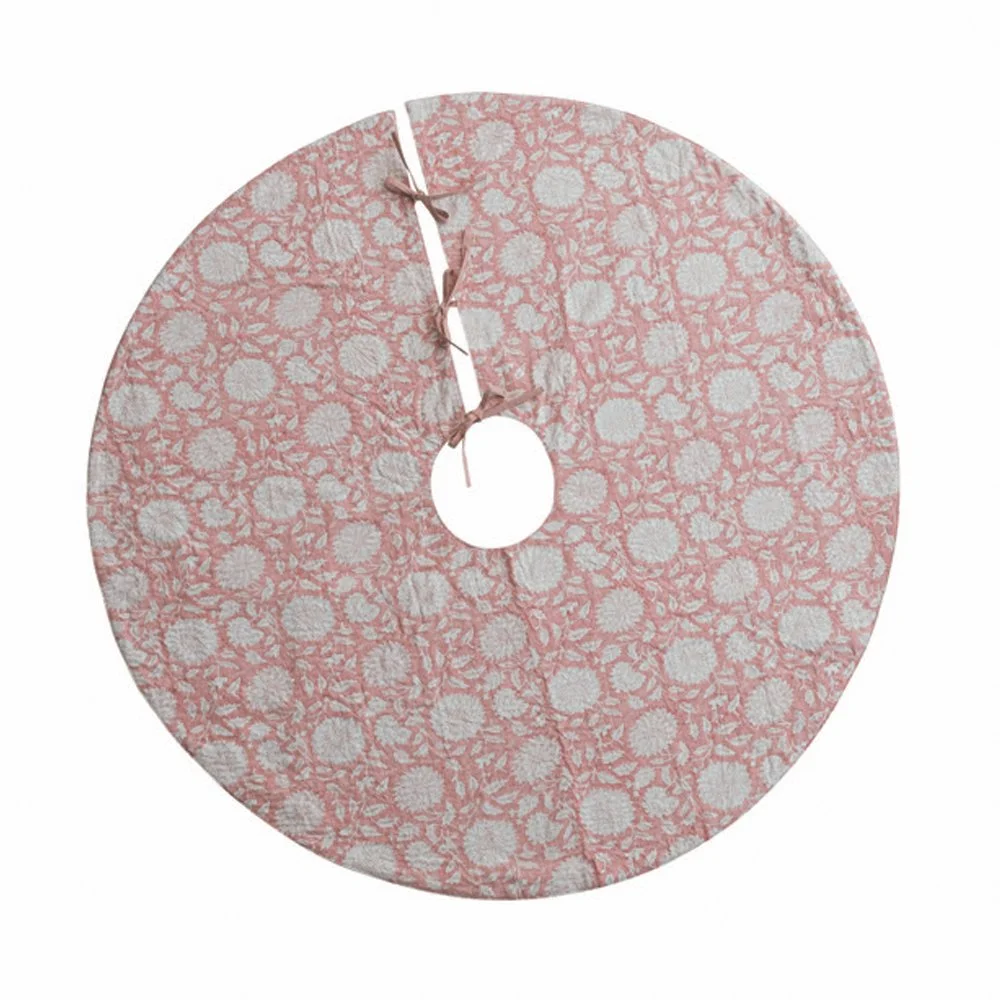 ROSE Block Print Kantha Tree Skirt