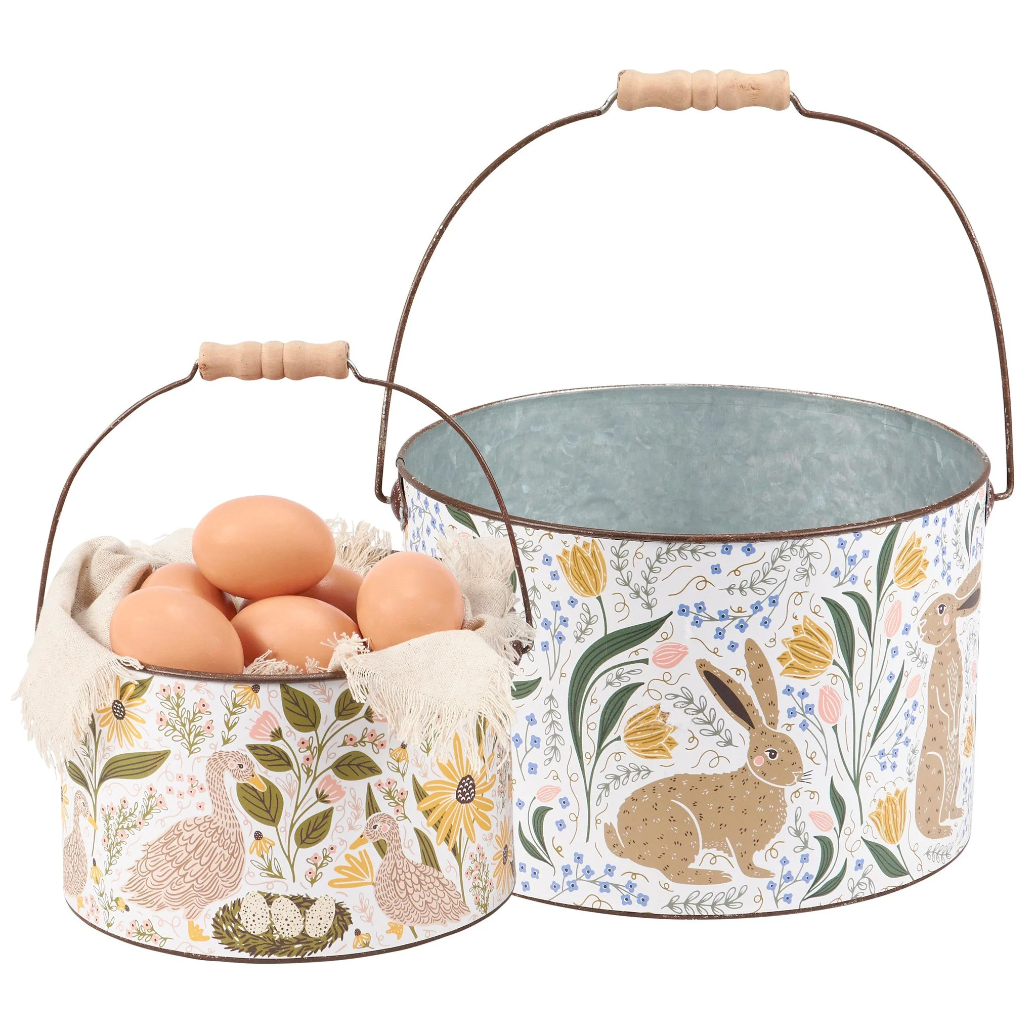 FOLK Tin Baskets