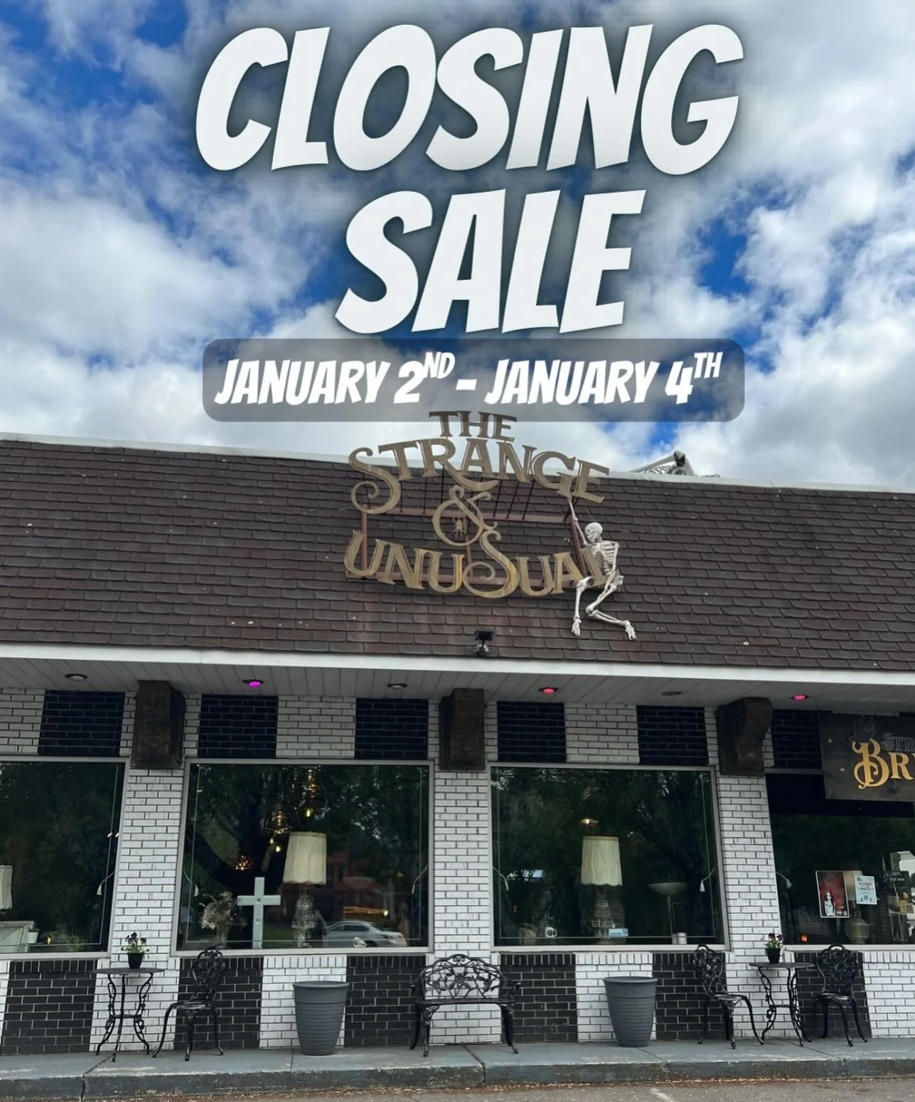 After 11 years in Kingston, we will be closing our doors on this chapter.🖤 Join us for one final sale 1/2-1/4, with 20% off everything (except consignment). We hope to see you all over these last few days. As always, thank you for your constant and 