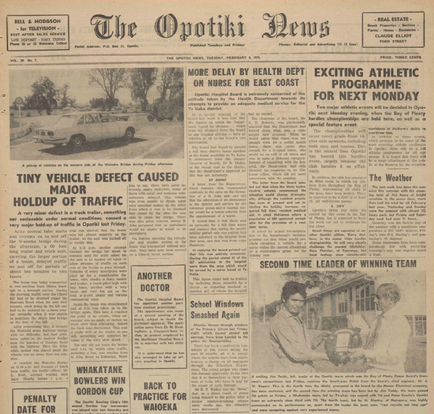 The Opotiki News: Providing local news to the community.