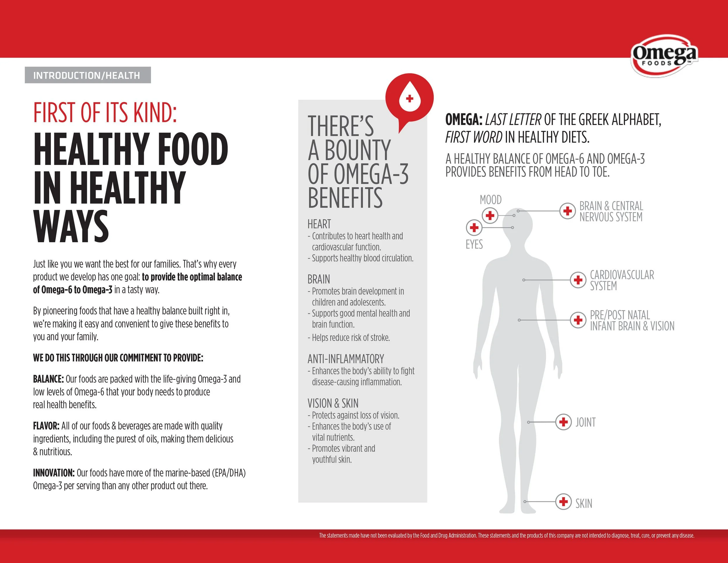Omega Foods Brochure