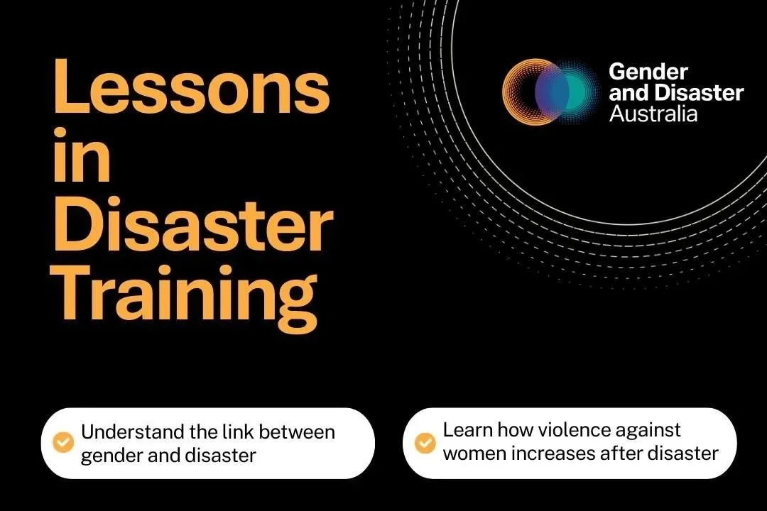Gender and Disaster Training