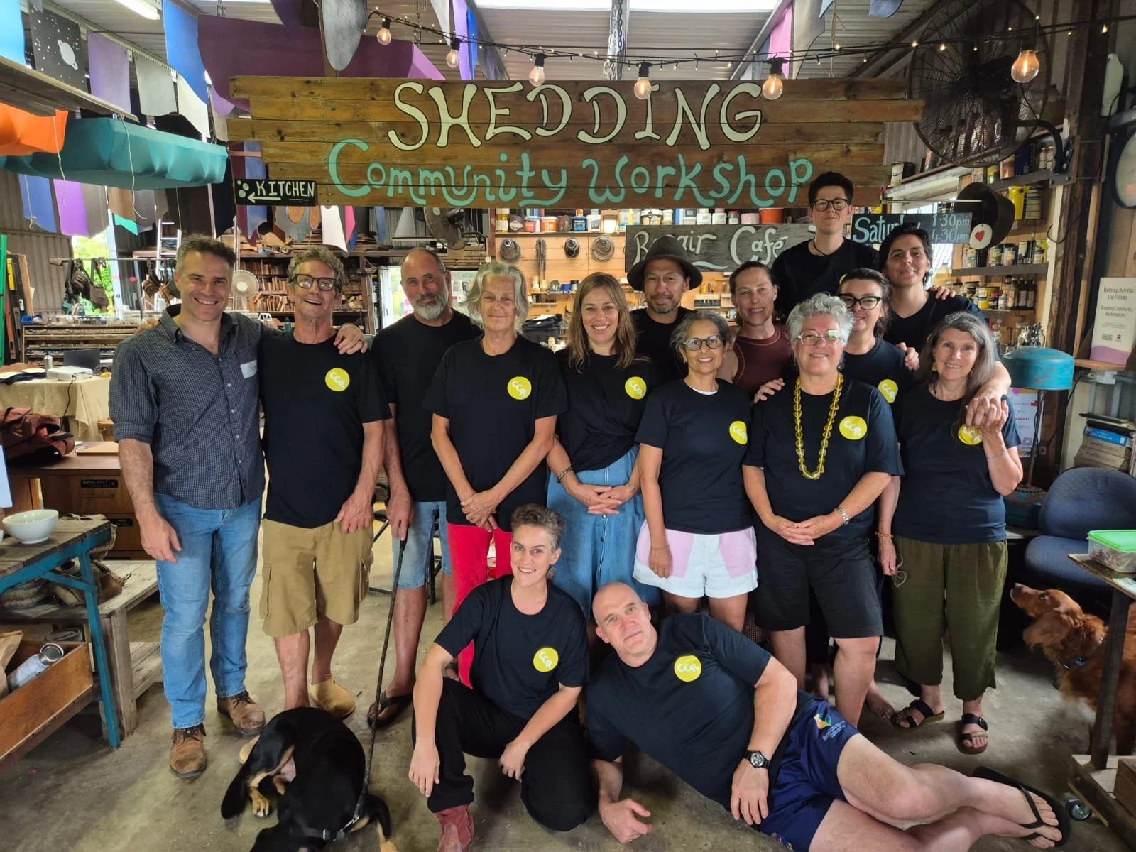 Community resilience in action at Shedding, Mullumbimby