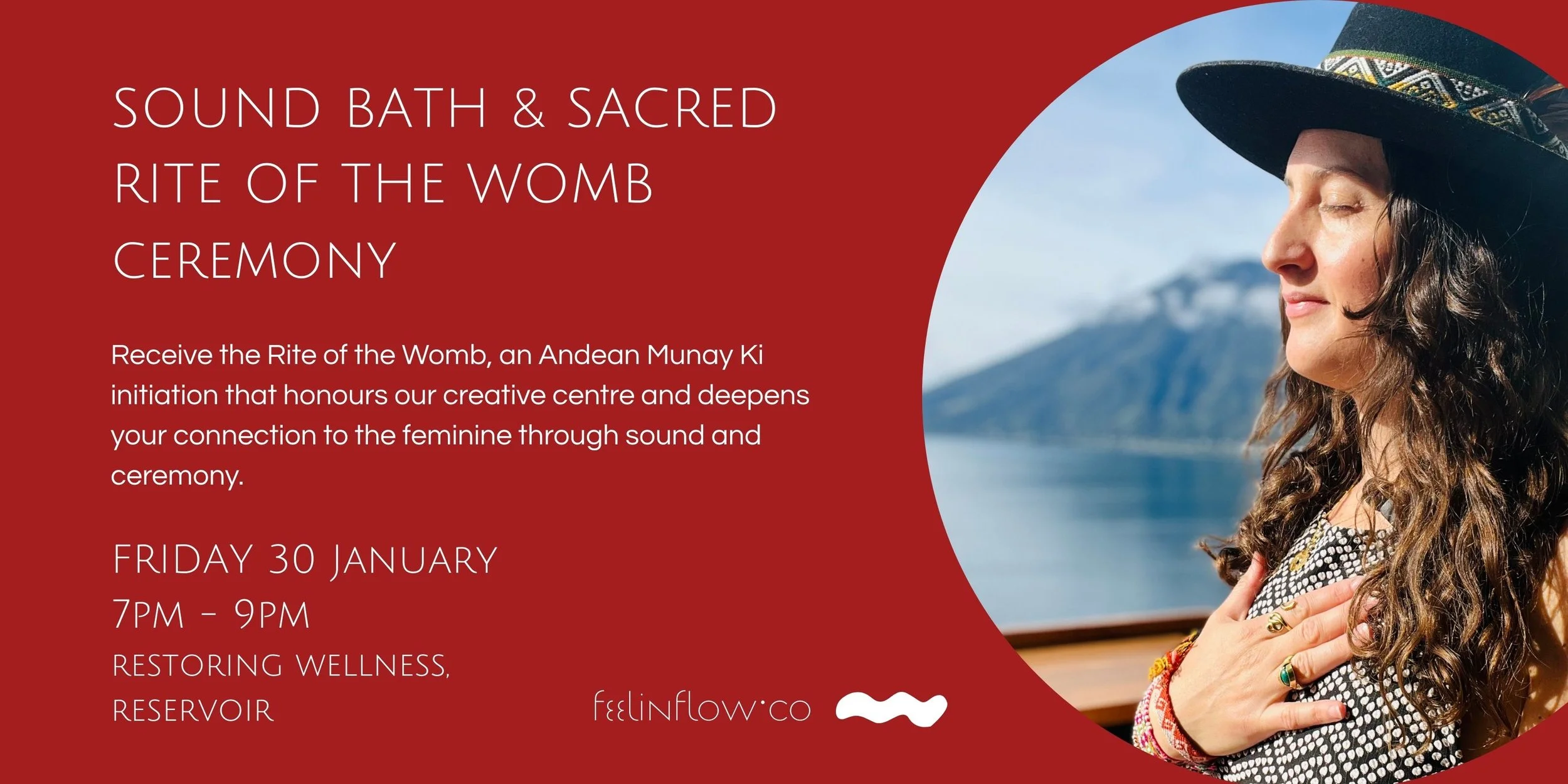 Sound Bath & Scared Rite of The Womb Ceremony