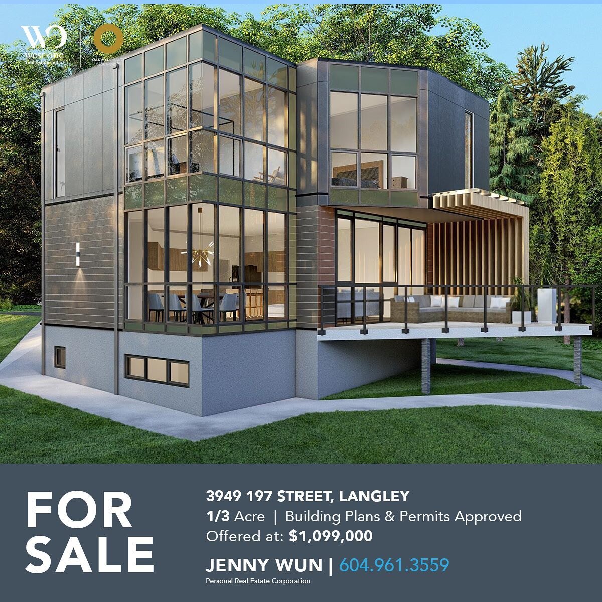 #BUILDYOURDREAMHOME

3949 197 Street, Langley
Asking: $1,099,000

☺ 1/3 acre lot, 15,280 sq ft
☺ Building Plans &amp; Permits already approved!

Don't miss the chance to build a home with floor to ceiling windows overlooking a green space with privat