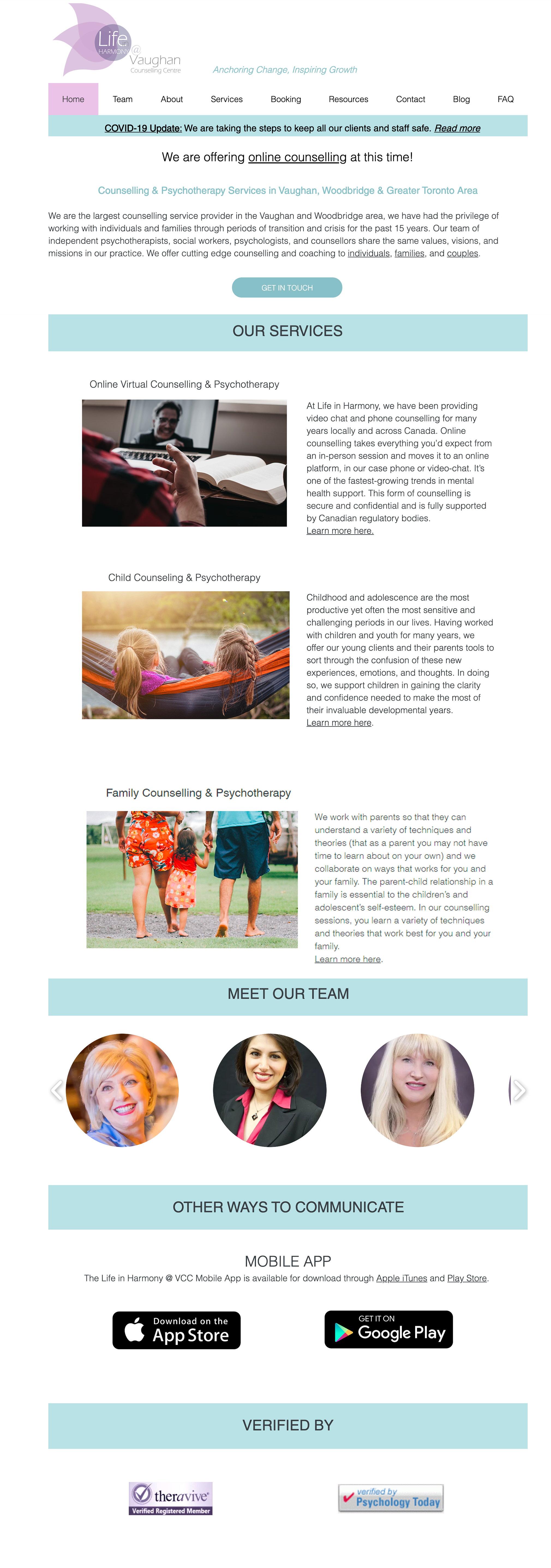 Home Page After