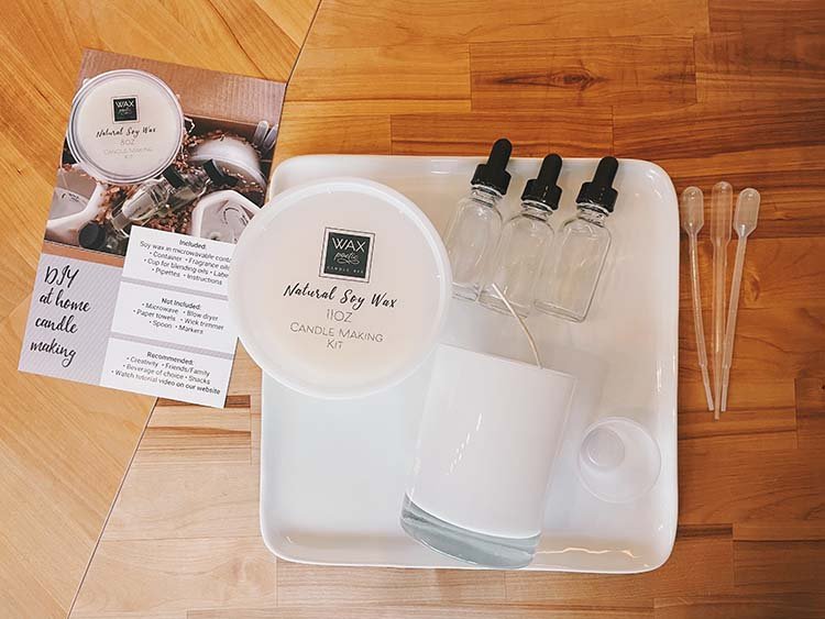 Signature White DIY Candle Kit — Wax Poetic Candle Bar