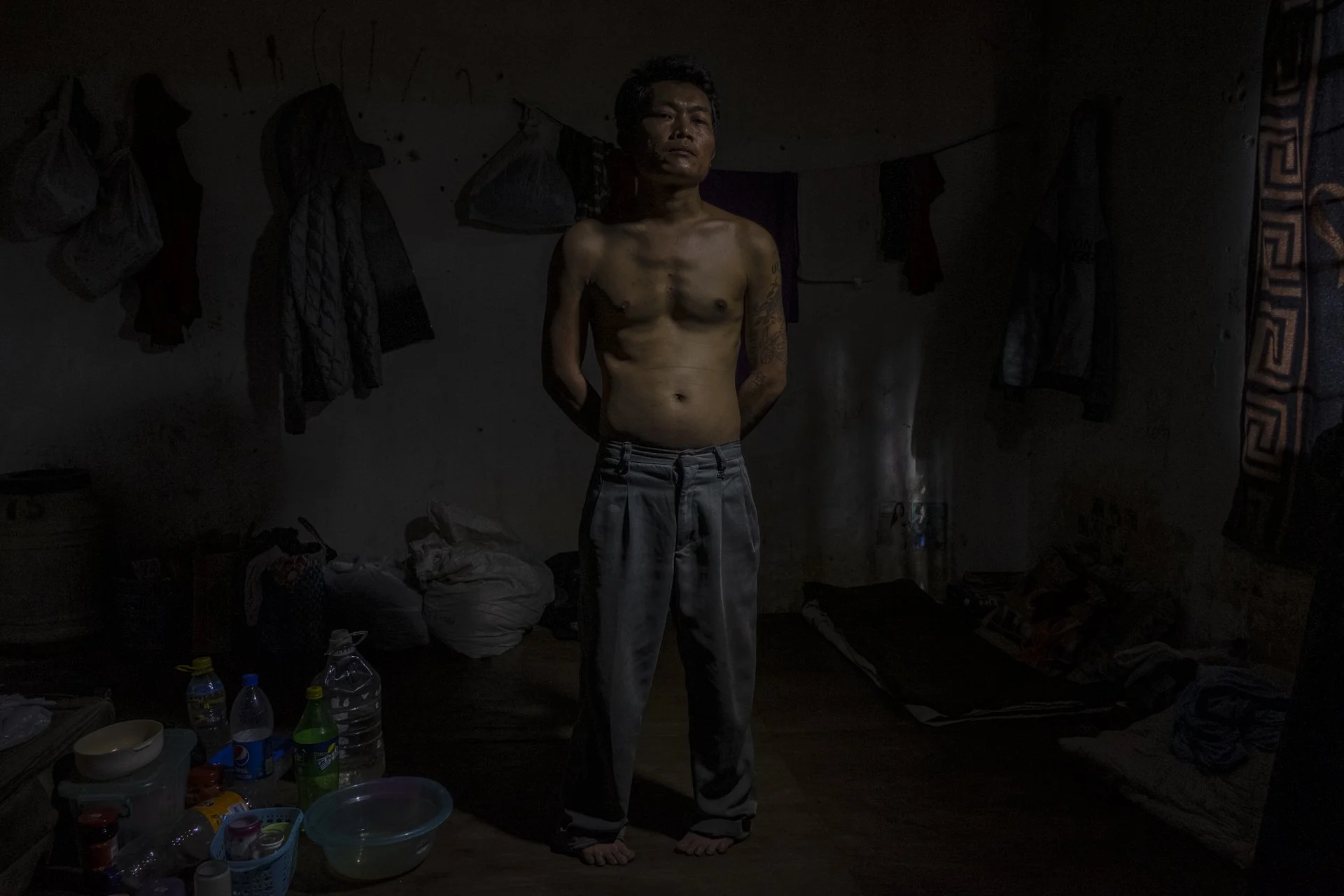 Maran Htoi Tawng, 42. “My family is dead. I am completely alone. I fell into depression, and I started using heroin. I was a truck driver, and after an accident, I had a leg problem and could not drive anymore. When I get out of here, I want to be a