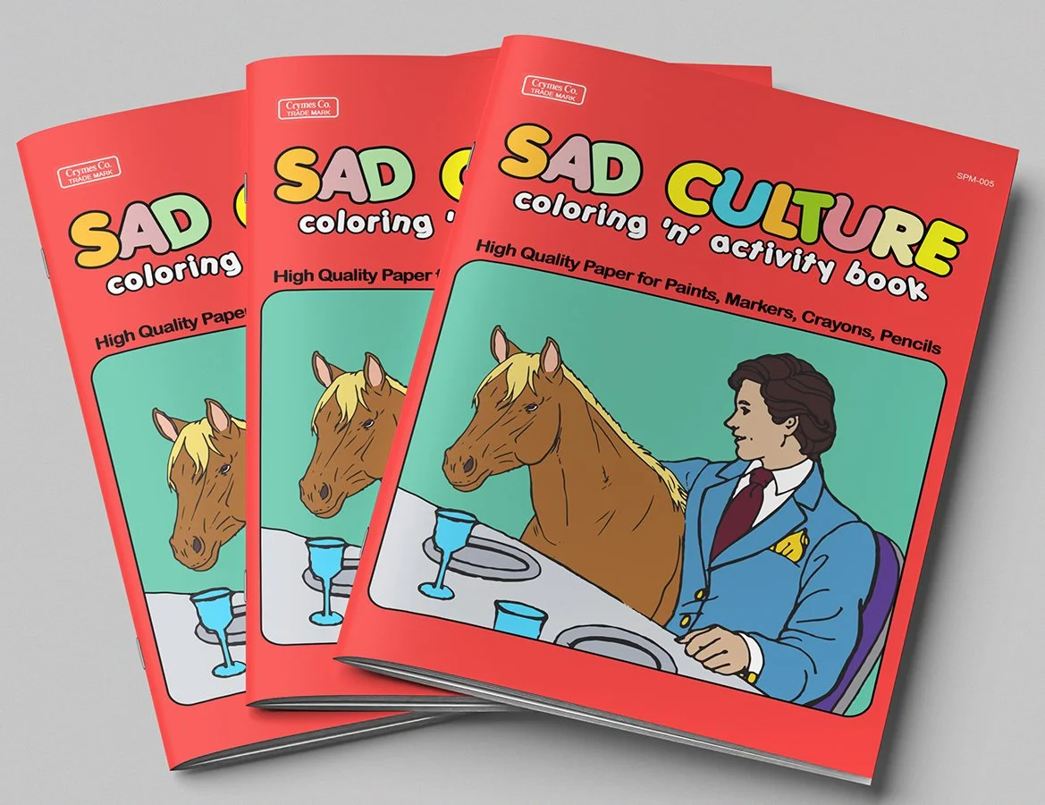 Sad Culture Coloring Book #4