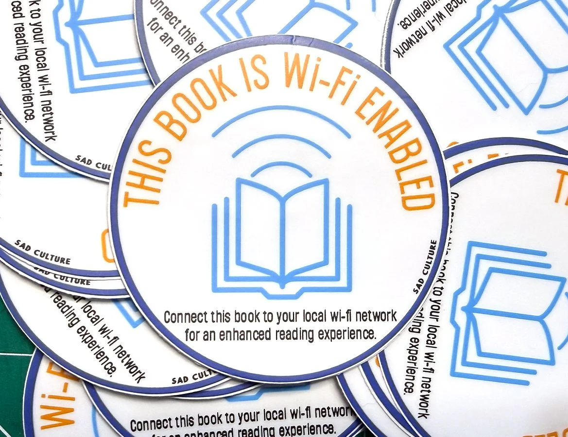 WiFi Book STICKER