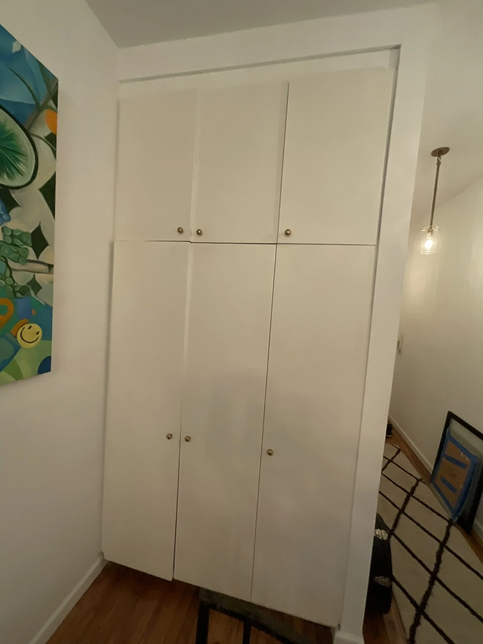 BEFORE:  Flat, boring doors, all out of whack
