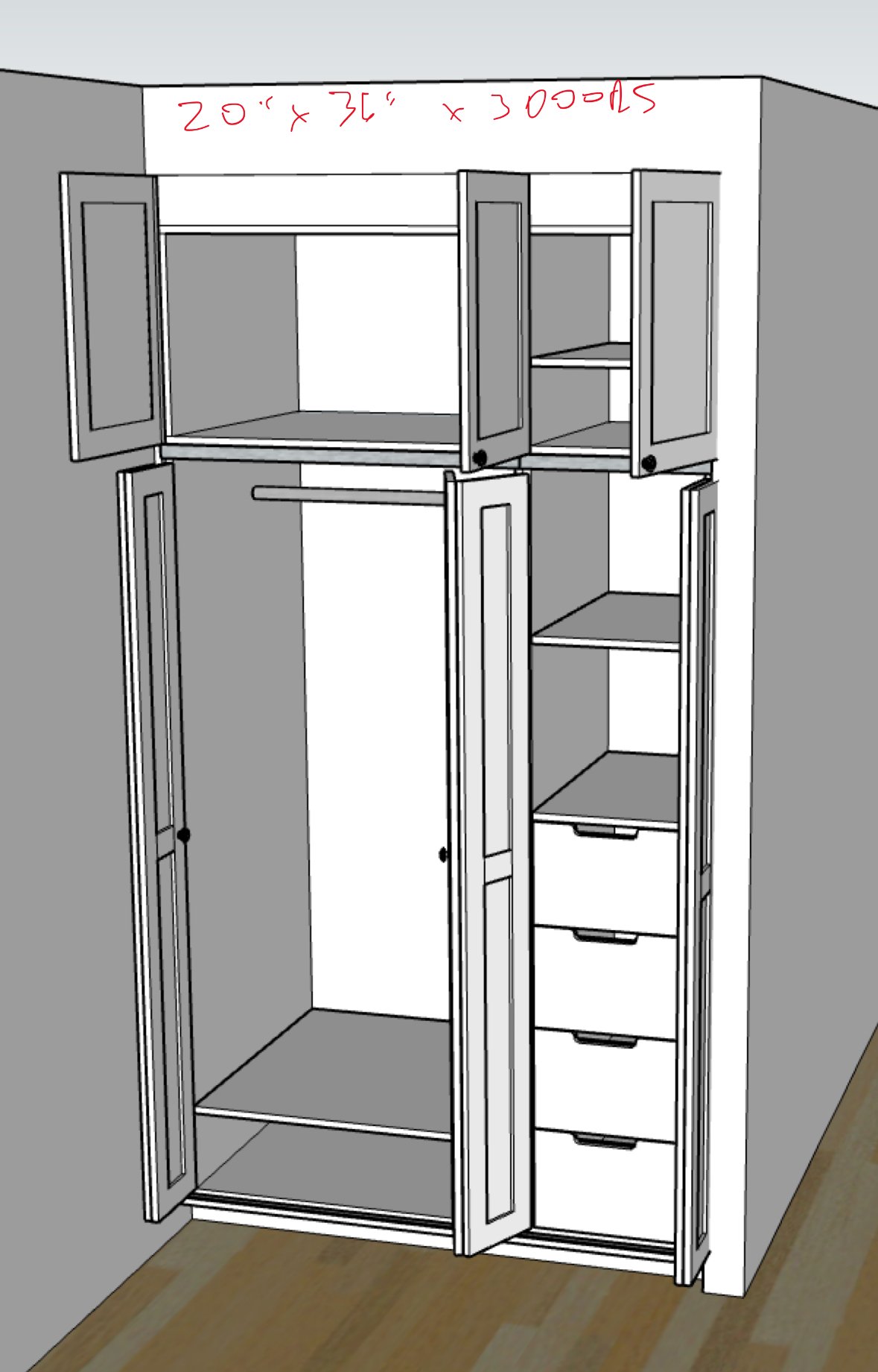 3D rendering completed during design phase