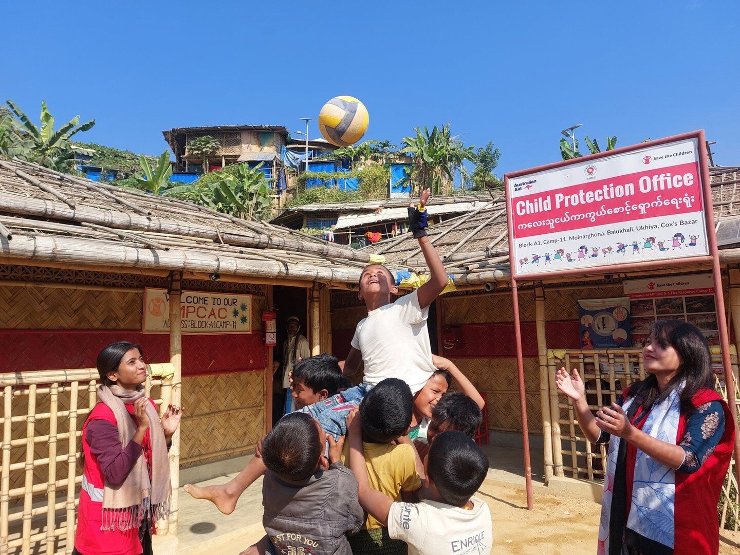 For Omar, football and badminton are an escape from the harsh realities of life in a camp for displaced Rohingya in Bangladesh. But in the heat of the game, injuries happen. 

&quot;Playing is my escape, but sometimes the pain follows me home,&quot; 