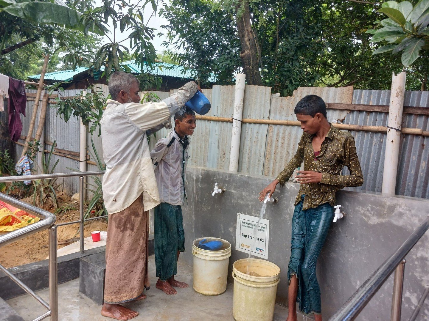 Having a tap close to, or inside, your home is something that many people around the world take for granted. But for one family living in Cox's Bazar, Bangladesh, a new tap has been life-changing. 

After support from CARE Bangladesh, though the Aust