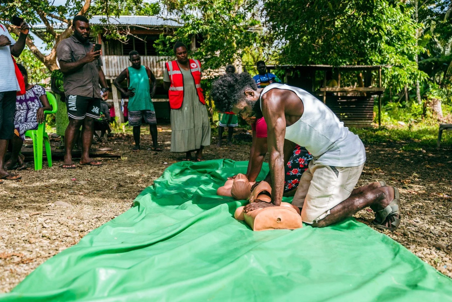 &quot;This training has taught me what to do when someone is drowning. I&rsquo;m confident I can apply these skills to help my family and community. First aid is vital because, in the past, many accidents led to loss of life simply because we didn&rs