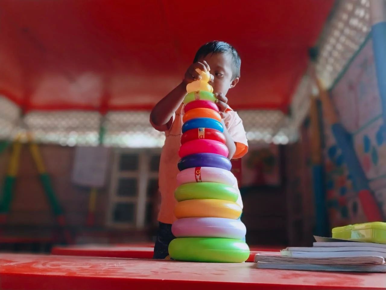 In displacement camps like Cox&rsquo;s Bazar, children with disability might struggle to access education programs enjoyed by their peers. When Somir&rsquo;s* mother was asked if she would like to enrol him in a nearby learning centre, she was hesita