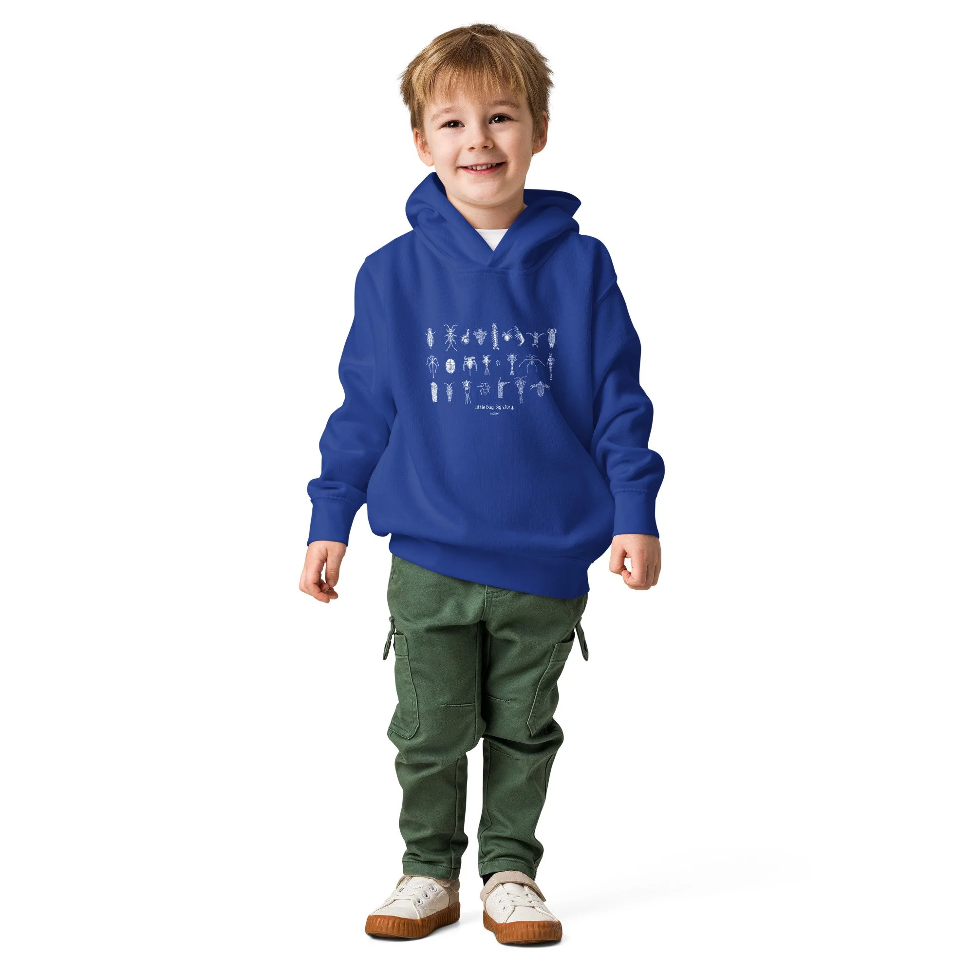 Little Big. Big Story Kids Hoodie - Blue