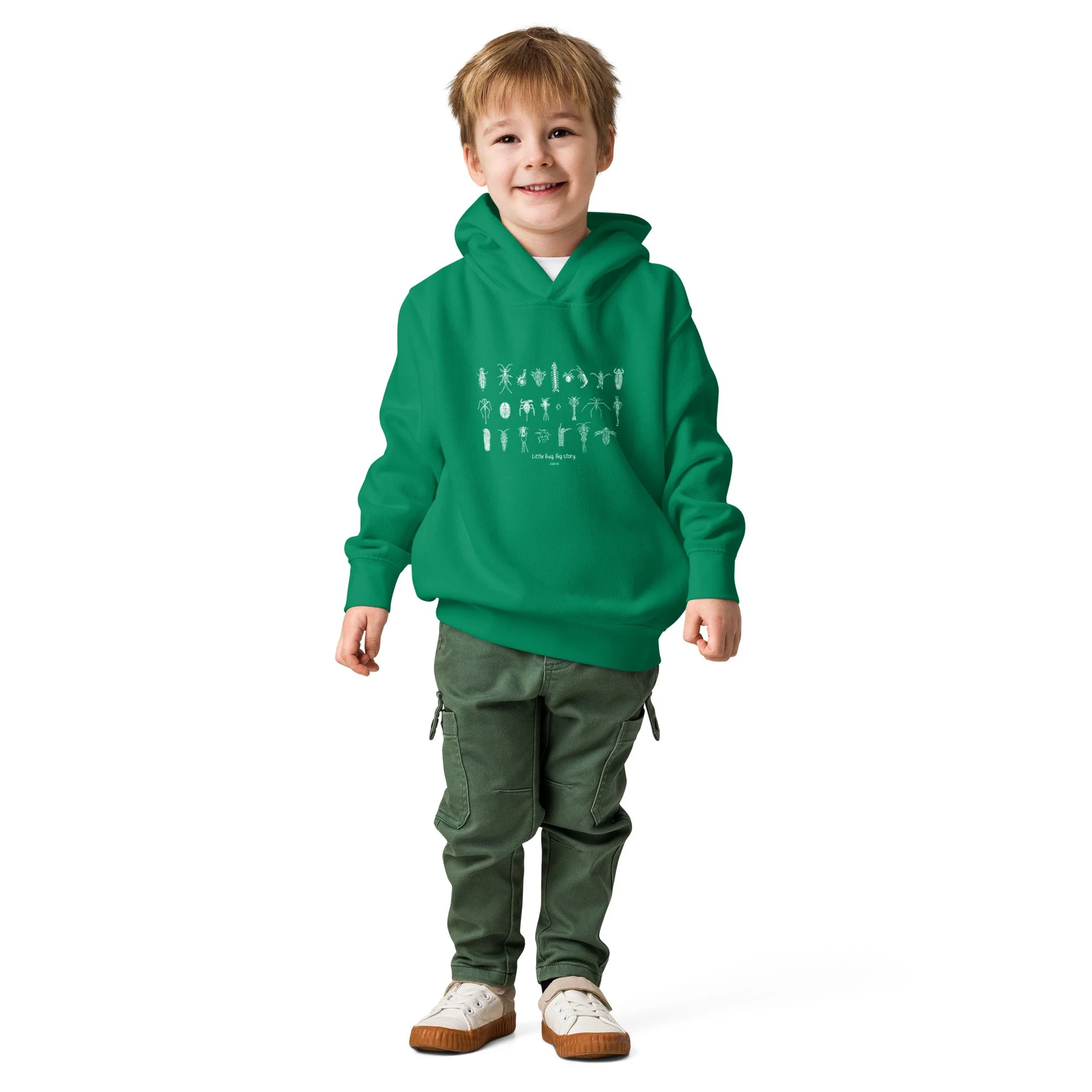 Little Big. Big Story Kids Hoodie - Green