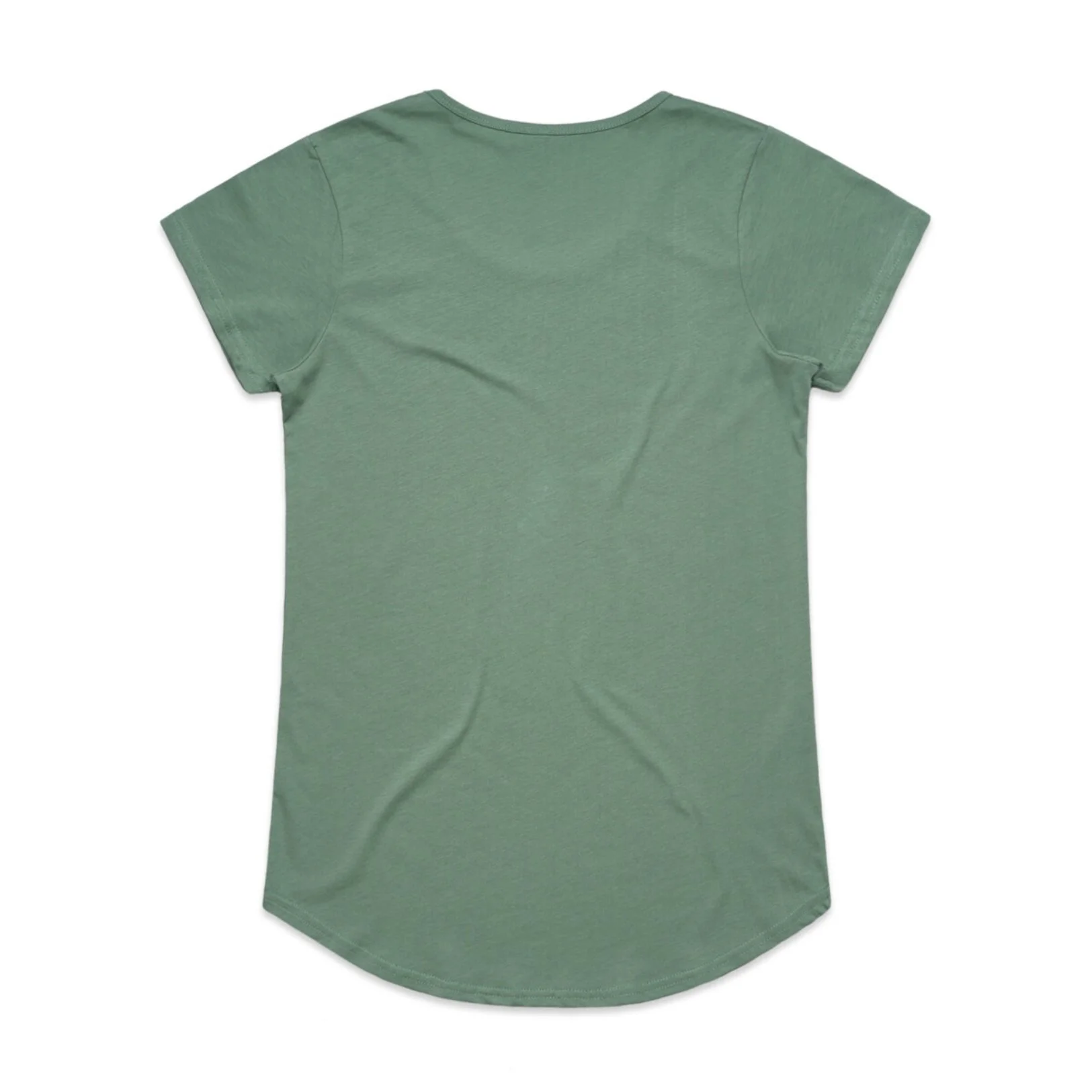 scoop neck tee sage back.jpg