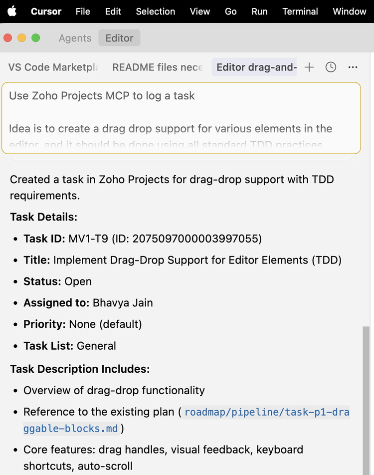 Stop Treating Task Creation Like Clerical Work Let Mcp Cursor Automate