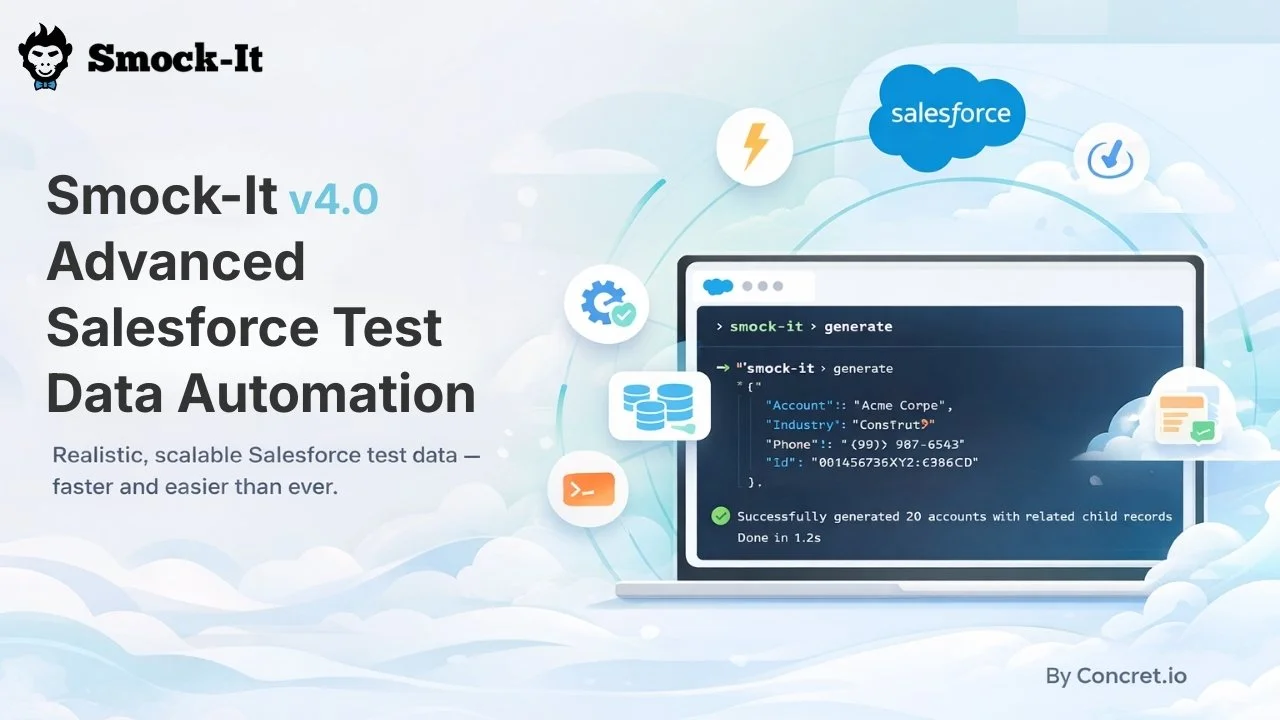 Smock-It v4.0 with Advanced Salesforce Test Data Automation 
