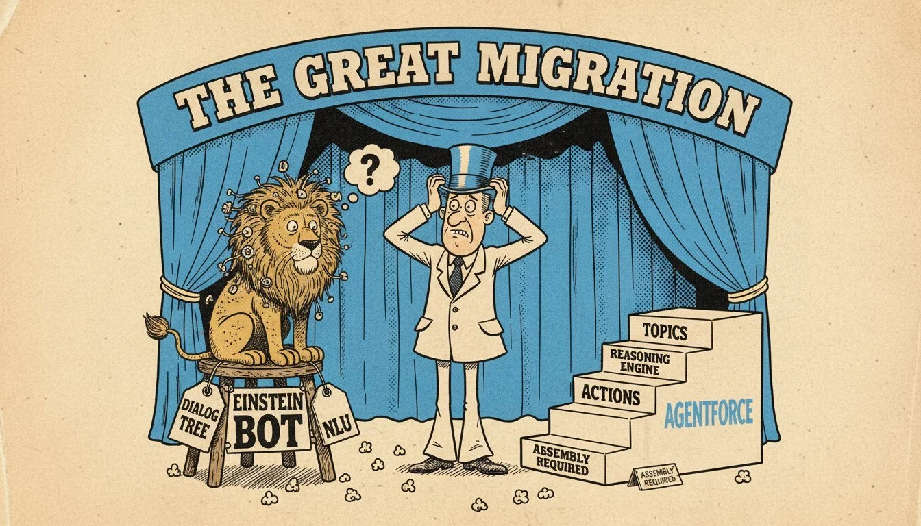 Migrating Einstein Bots to Agentforce: Why It Is a Rebuild, Not an Upgrade?