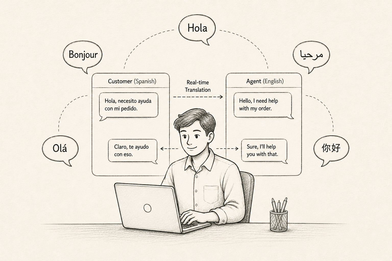 How to Make Your Salesforce Service Cloud Multilingual Without Expanding Your Team