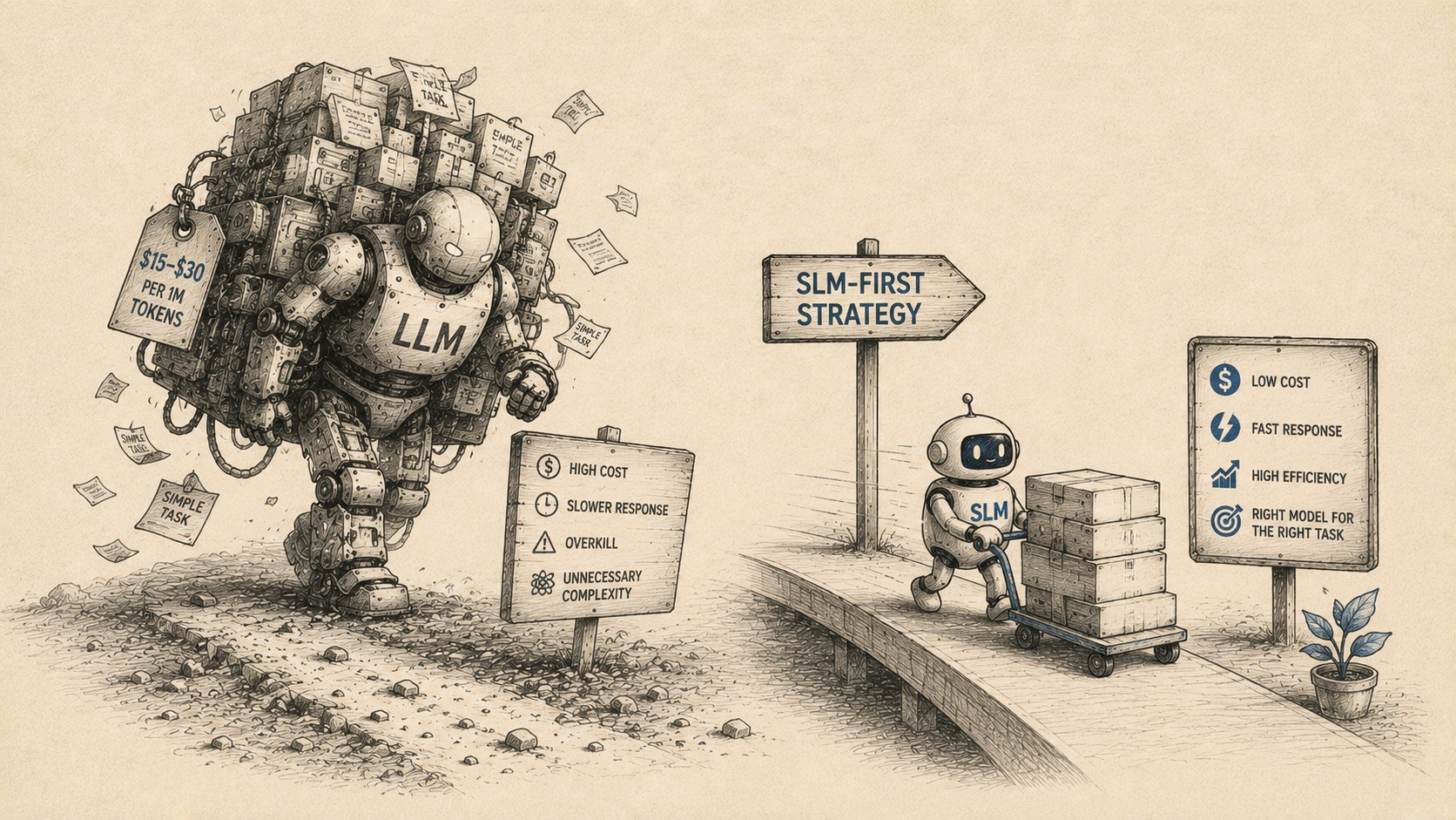 Stop Overpaying for Tokens and Implement an SLM-First Strategy