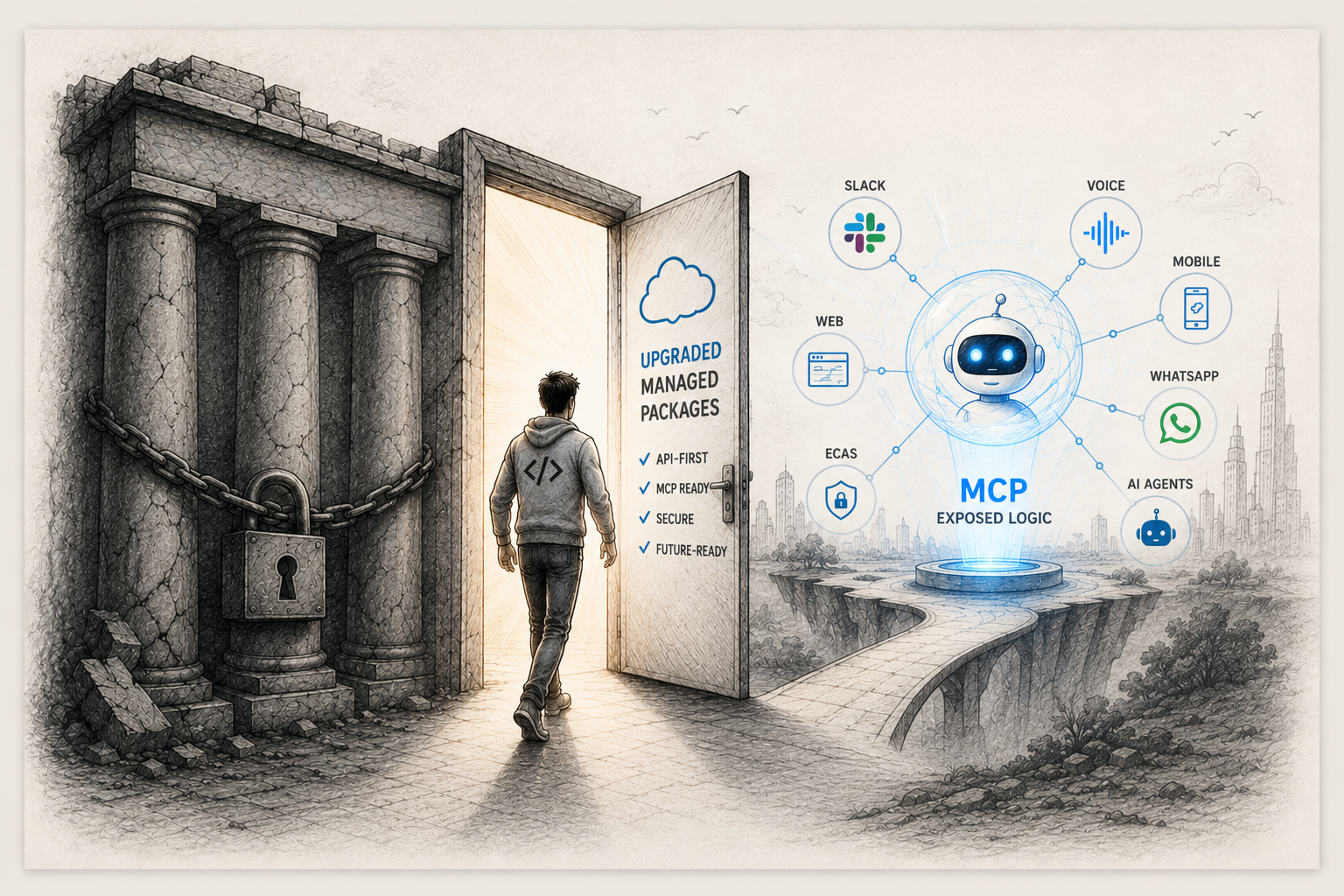 Why Managed Package Upgrades are the "Secret Sauce" of Salesforce Headless 360.