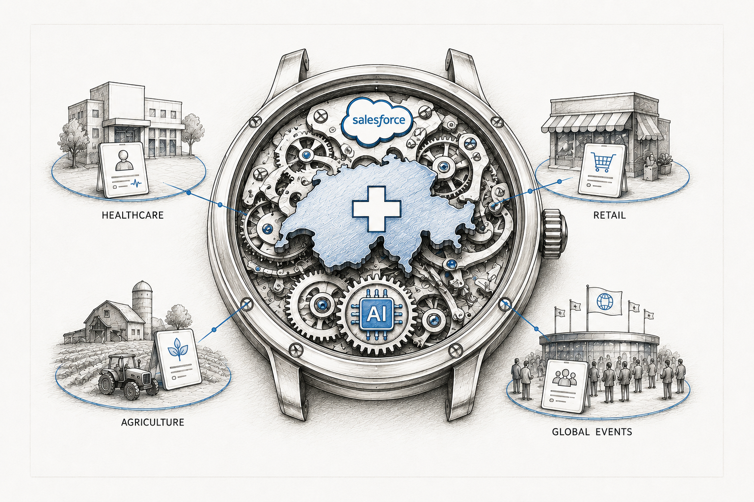 Salesforce Bets $1 Billion on Switzerland