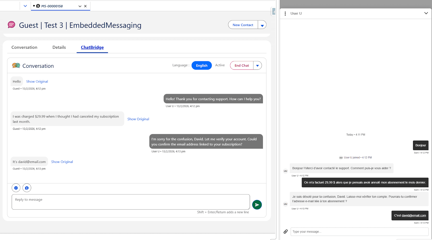Chatt Bridge How To Chat in the Customer’s Preferred Language On Salesforce